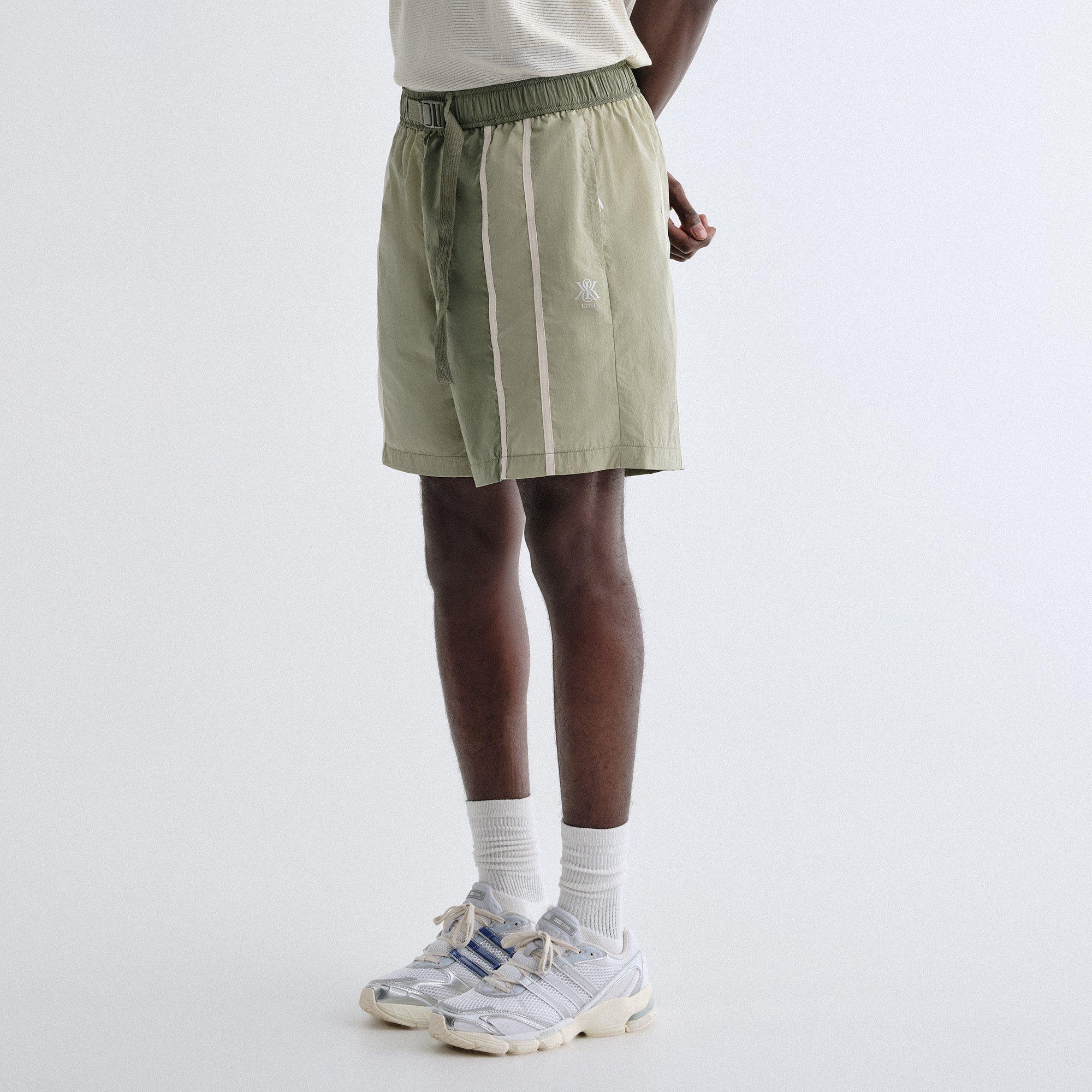 【美品】Kith Harden Panelled Mesh Short Mサイズ Kith Harden Panelled Mesh Short - Sandrift - Kith Clothing Store