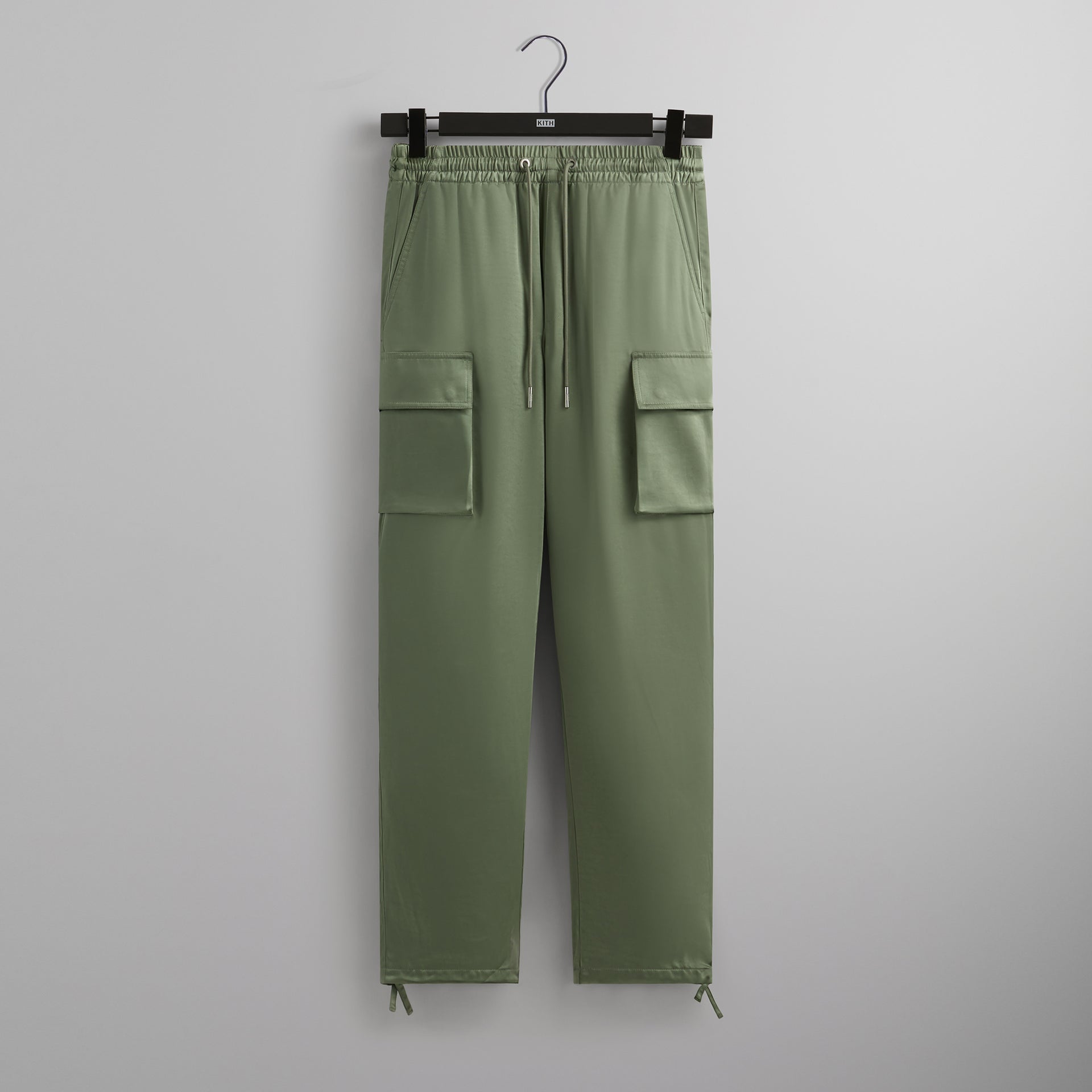 &Kin Washed Satin Kelvin Parachute Pant - Bay Breeze