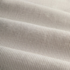 Kith Pinstripe Linen Barrow Pant - Light Heather Grey