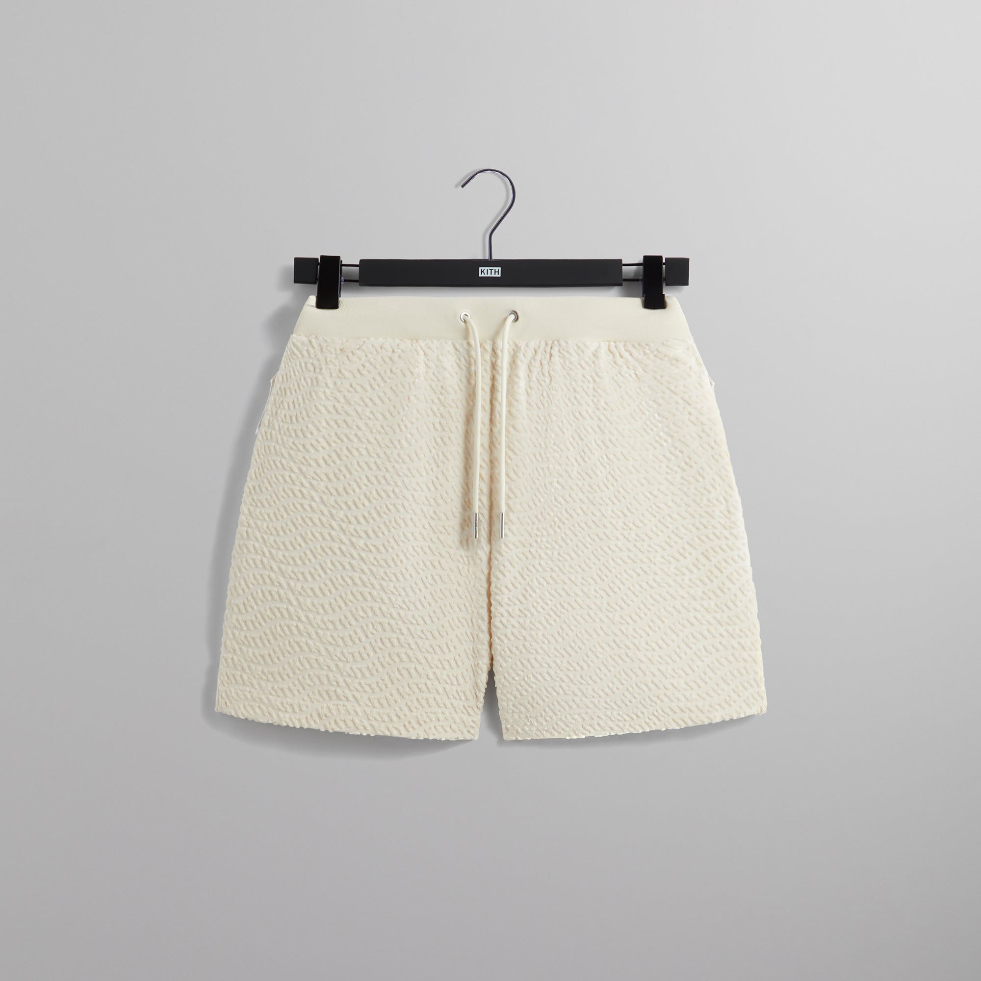 Kith Wavy Monogram Terry Graham Short - Sandrift