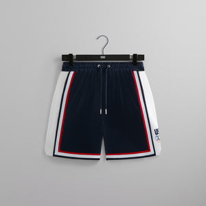 Kith for Team USA Faille Jersey Ryan Short - Nocturnal
