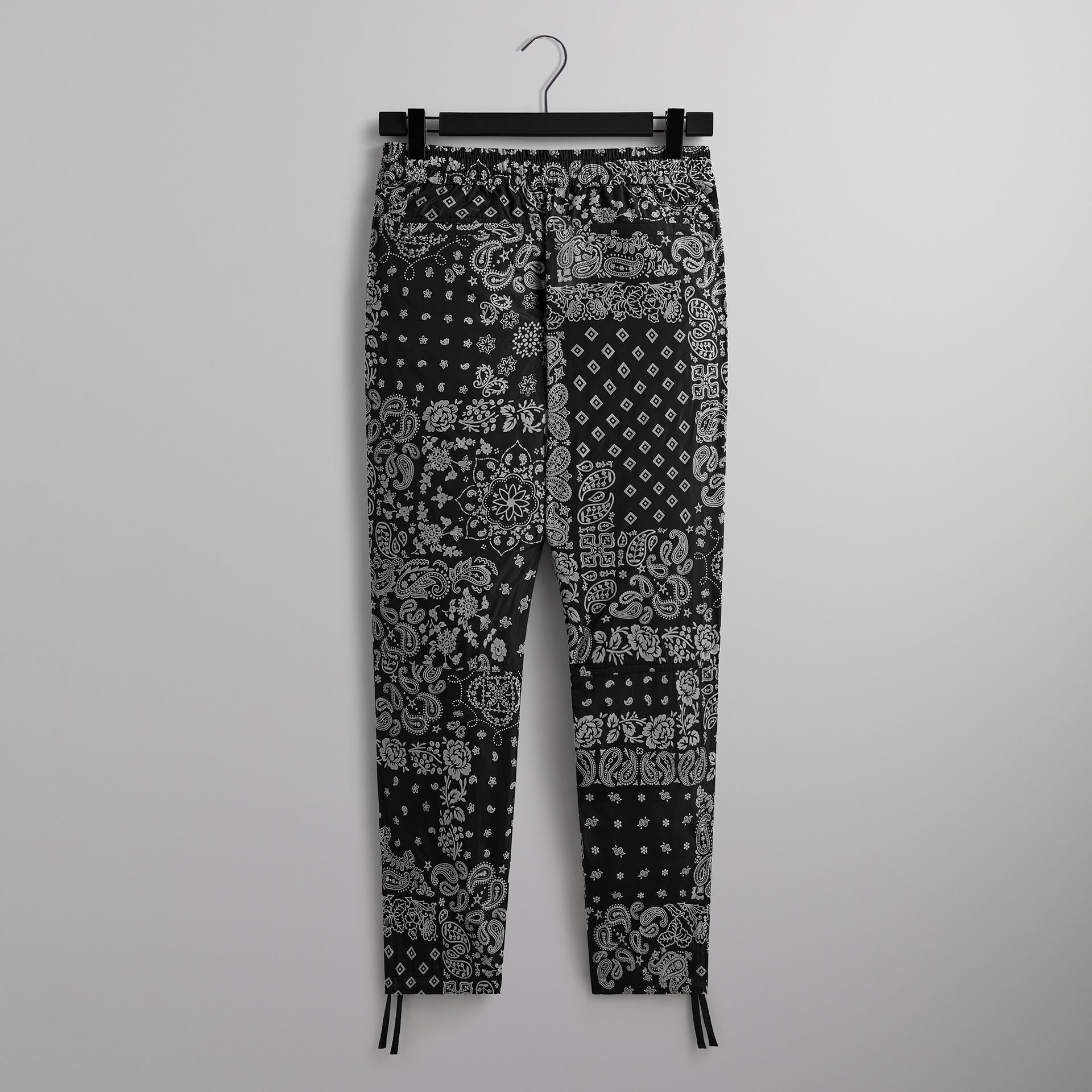 Kith Flocked Deconstructed Bandana Mercer 8 Pant - Black