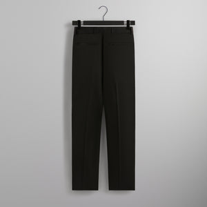 &Kin Tropical Wool Kylan Pleated Trouser - Black