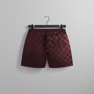 Kith Checkered Satin Collins Short - Rave