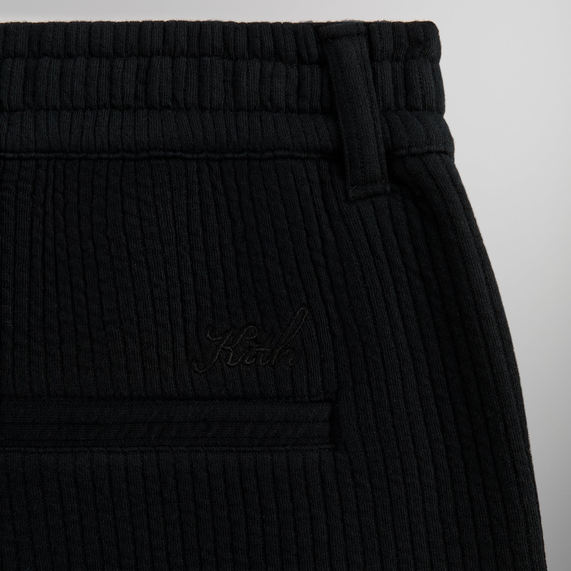 Kith Striped Interlock Garrison Pant - Black