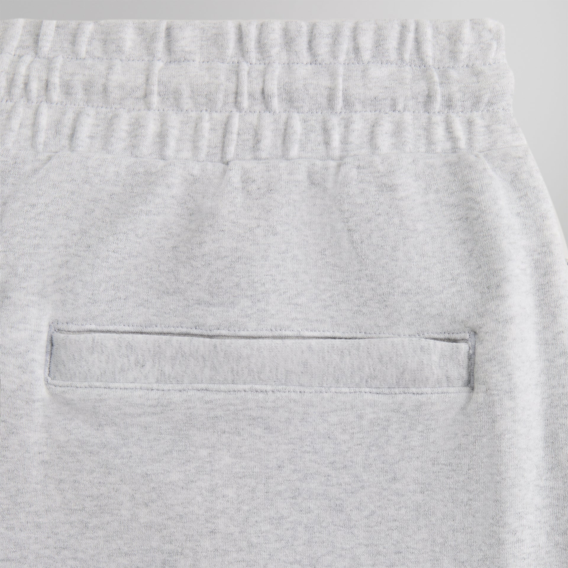 Kith Compact Knit Garrison Sweatpant - Light Heather Grey