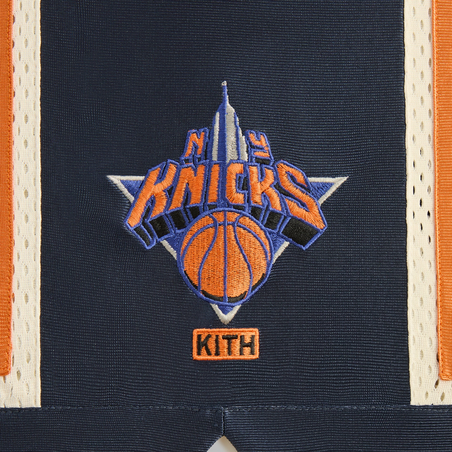 Kith for the New York Knicks Mesh Leon Short - Sandrift