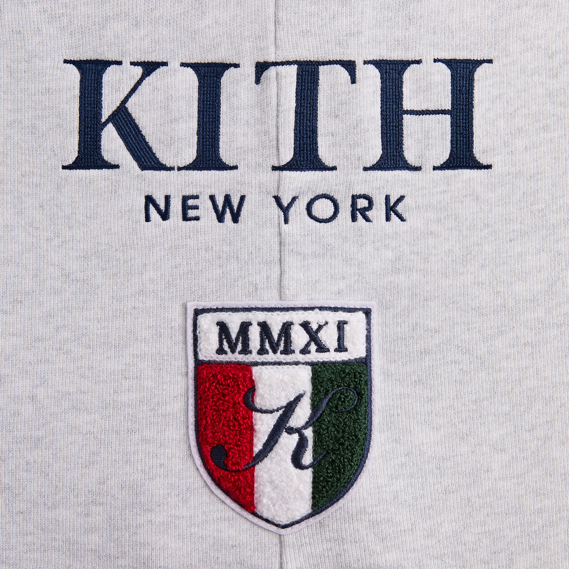 Kith Fleece Curtis Short - Light Heather Grey