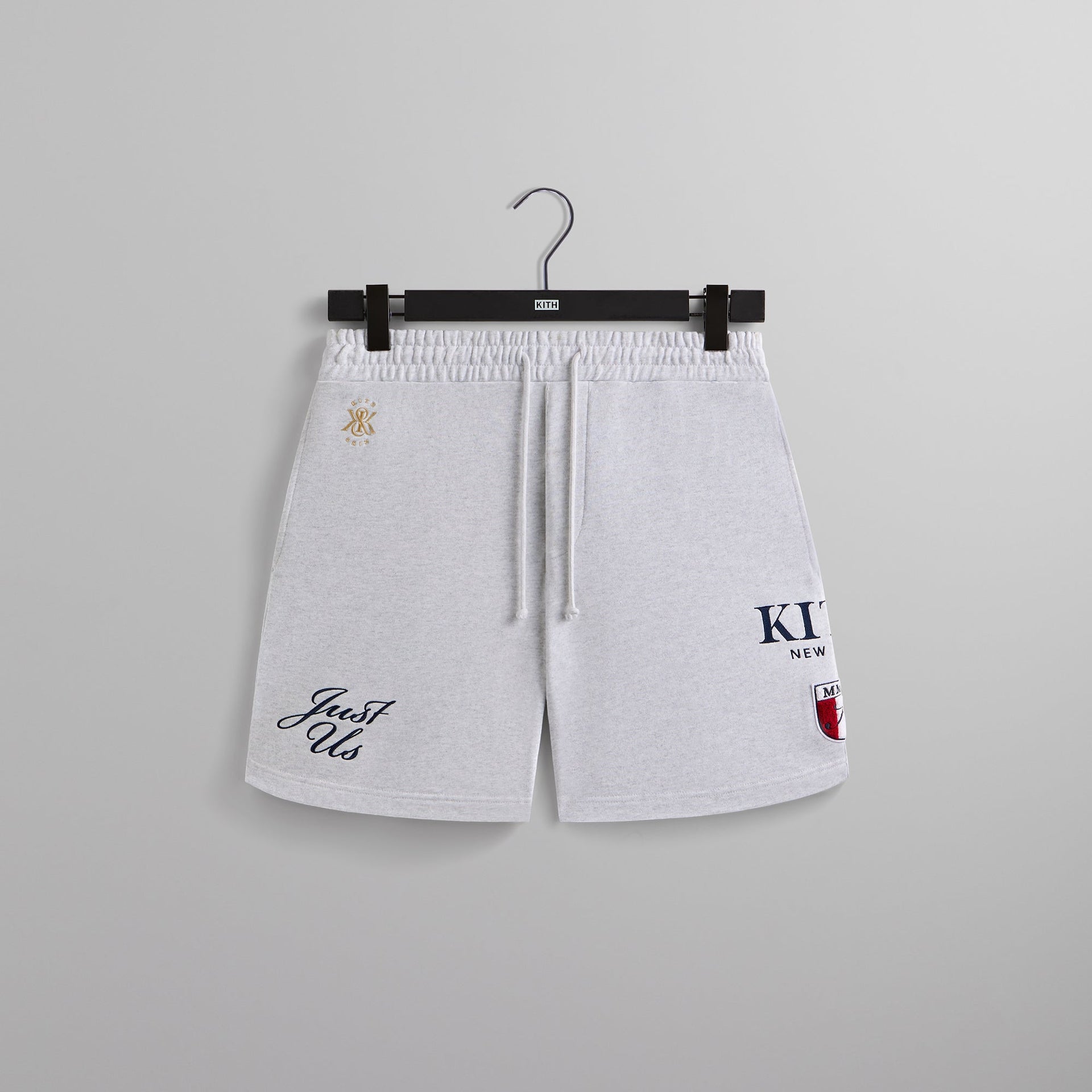 Kith Fleece Curtis Short - Light Heather Grey PH