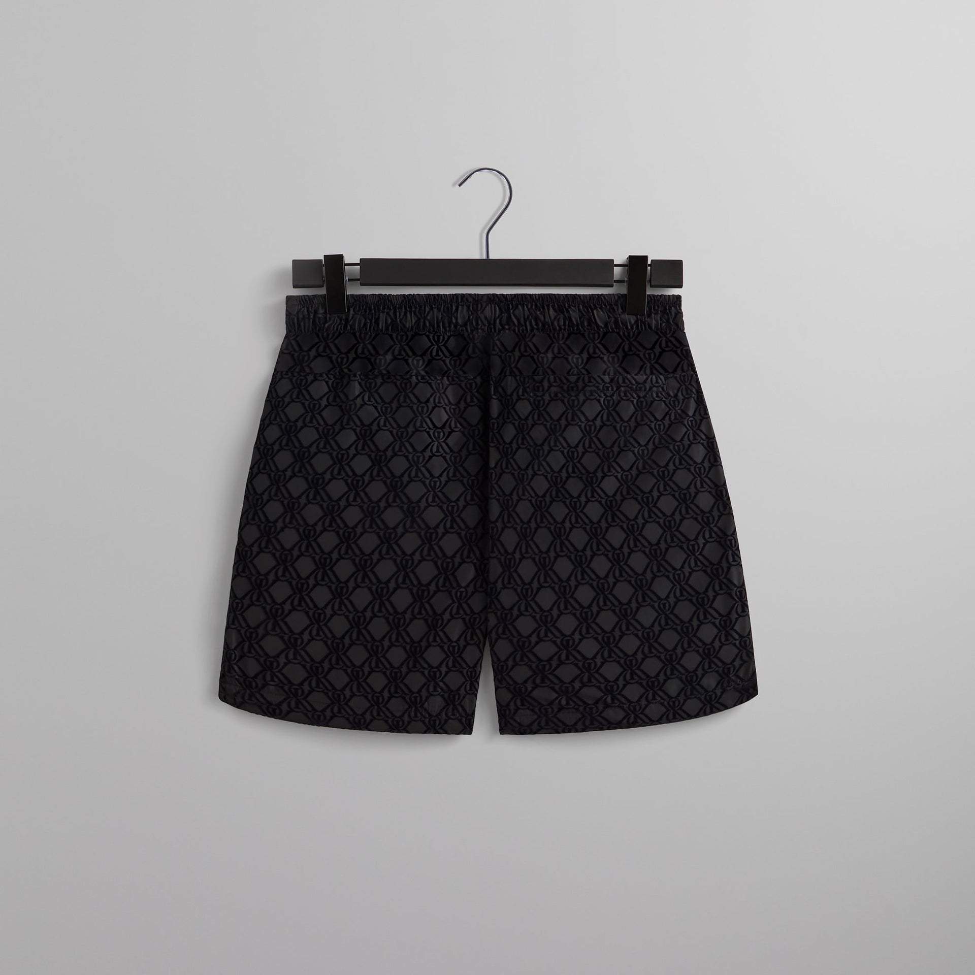 Kith Flocked Crest Tech Active Short -  Black PH