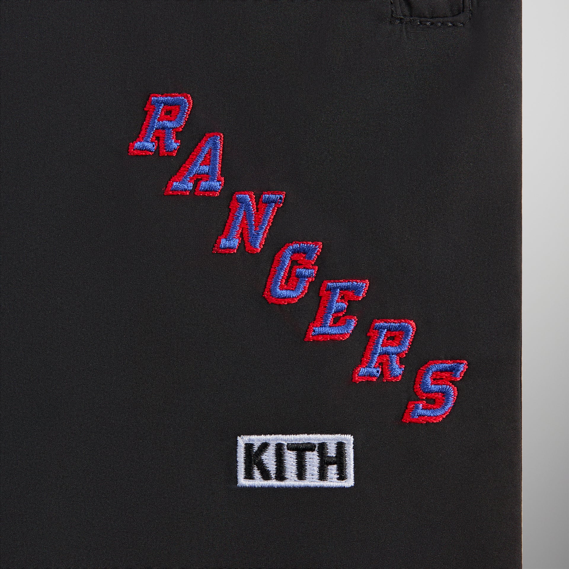 Kith for the New York Rangers Nylon Track Pant - Black