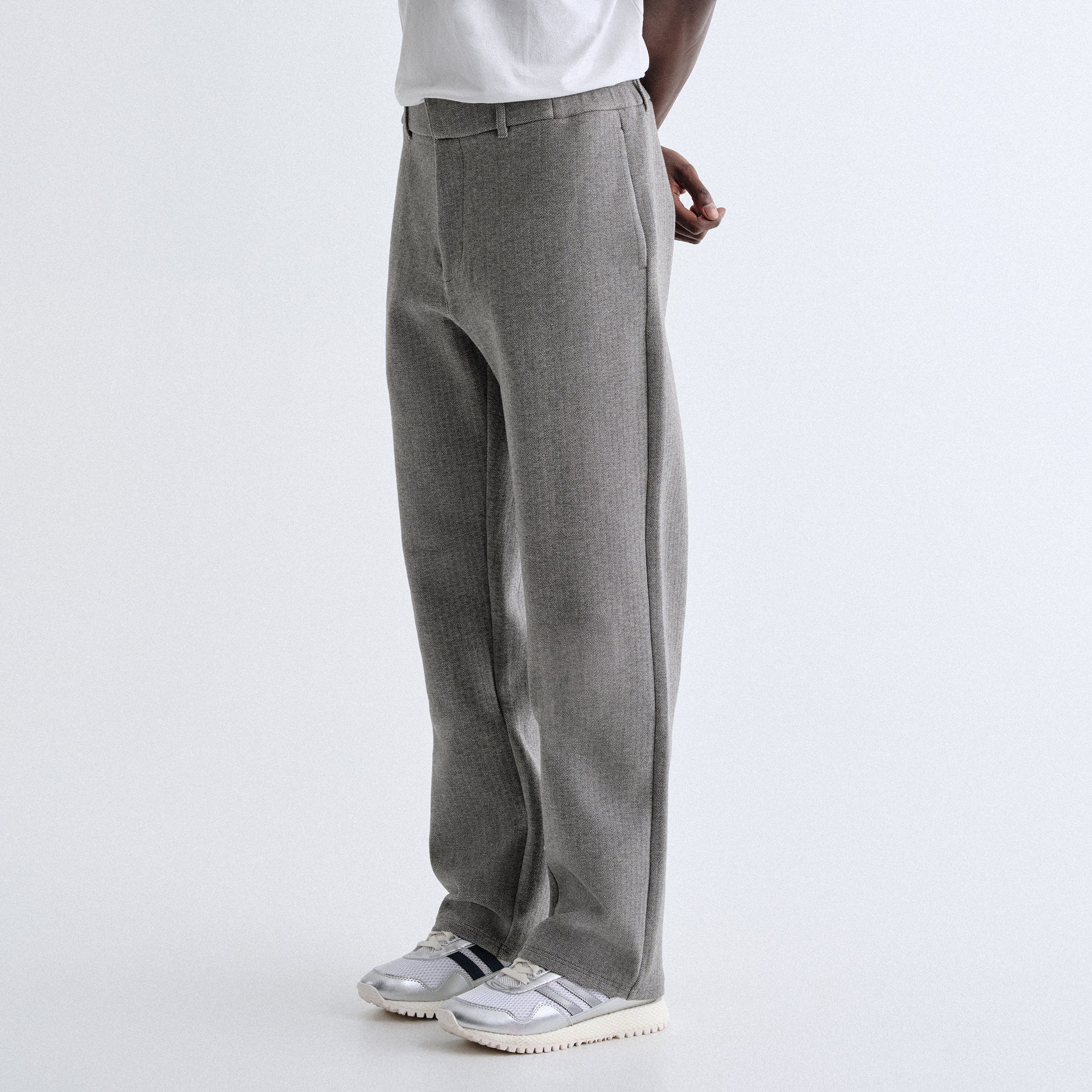 &Kin Double Face Bryson Sweatpant - Dark Heather Grey – Kith