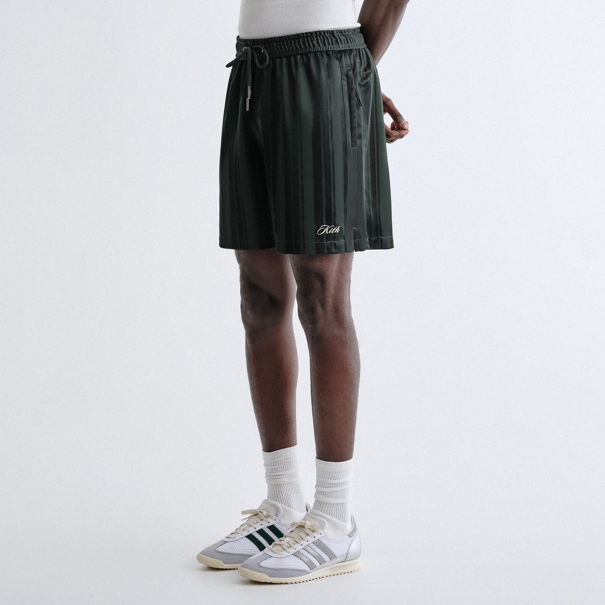 Kith Pinstripe Tricot Active Short - Stadium