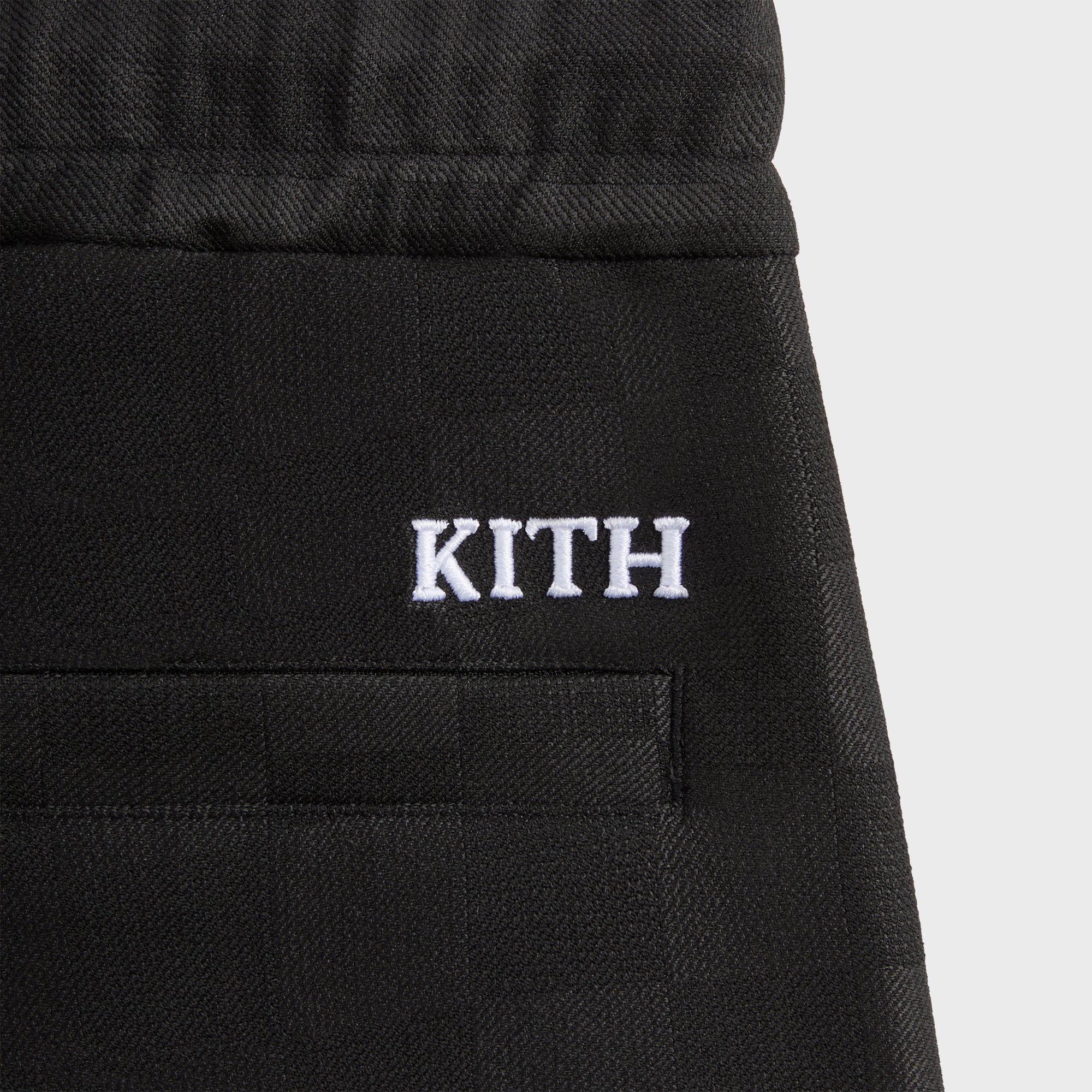 Kith Double Weave Curtis Short - Black
