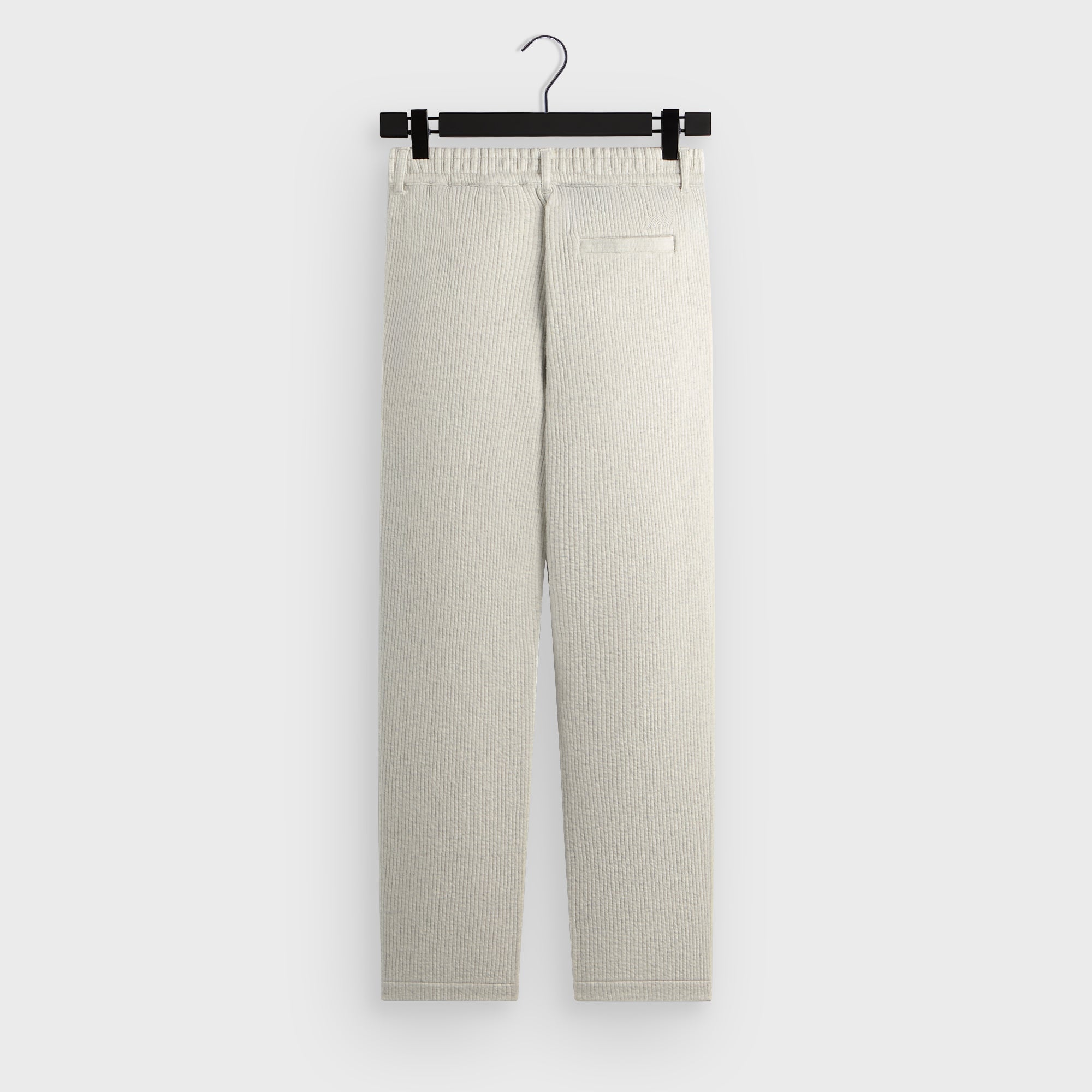 Kith Striped Interlock Garrison Pant - Light Heather Grey