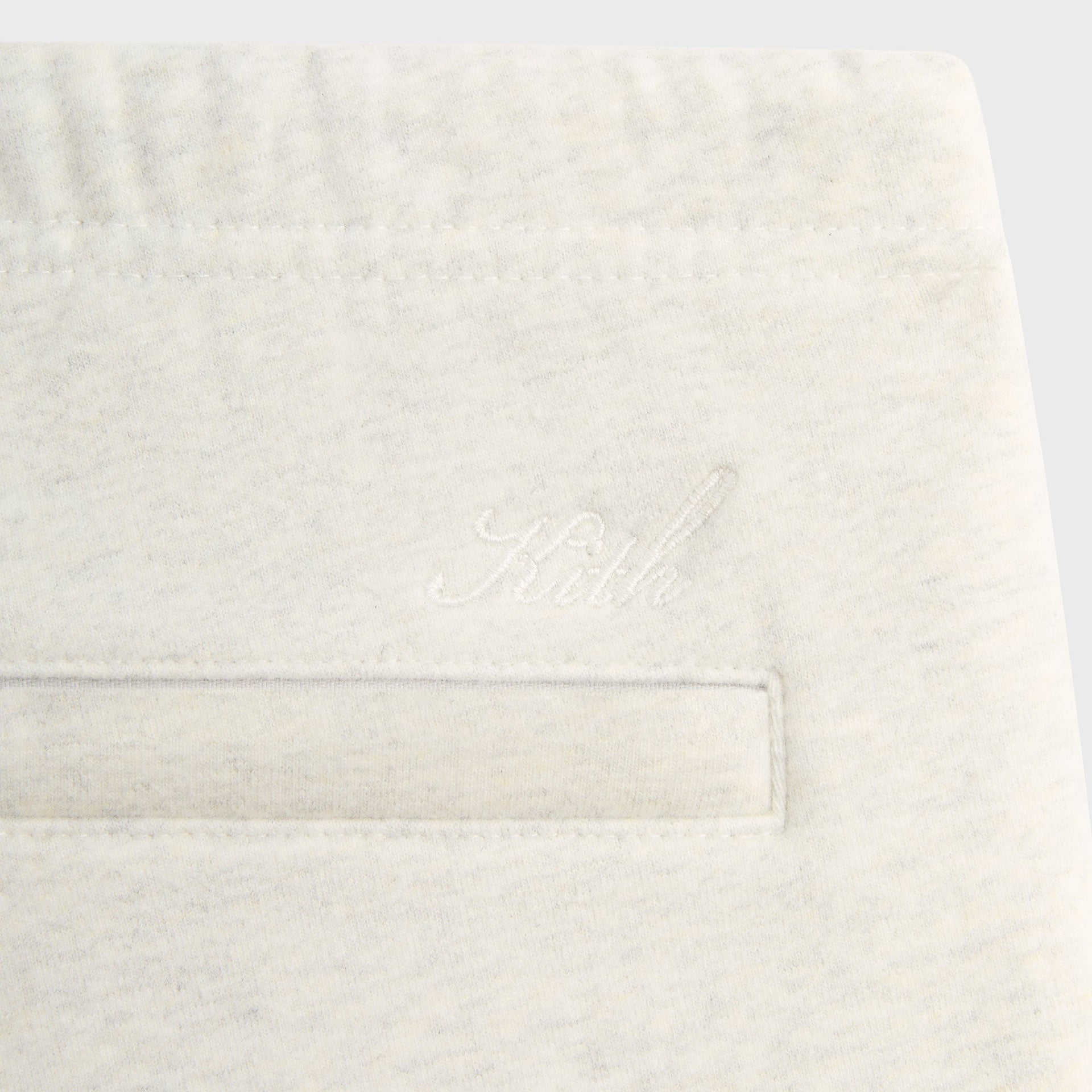 Kith Sueded French Terry Emmons Sweatpant - Light Heather Grey - PH