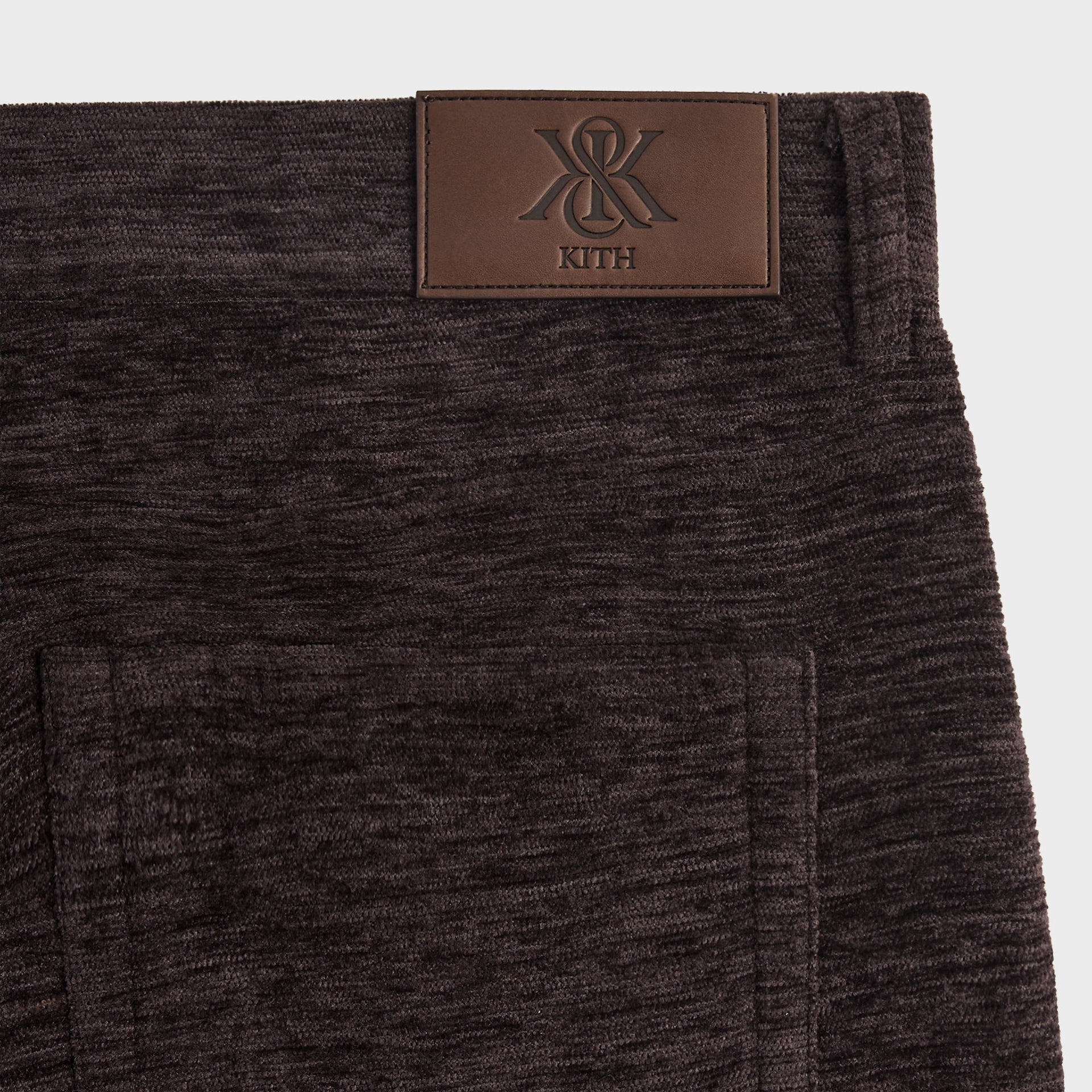 Kith Chenille Brett Pleated Taper Trouser - Kindling - PH