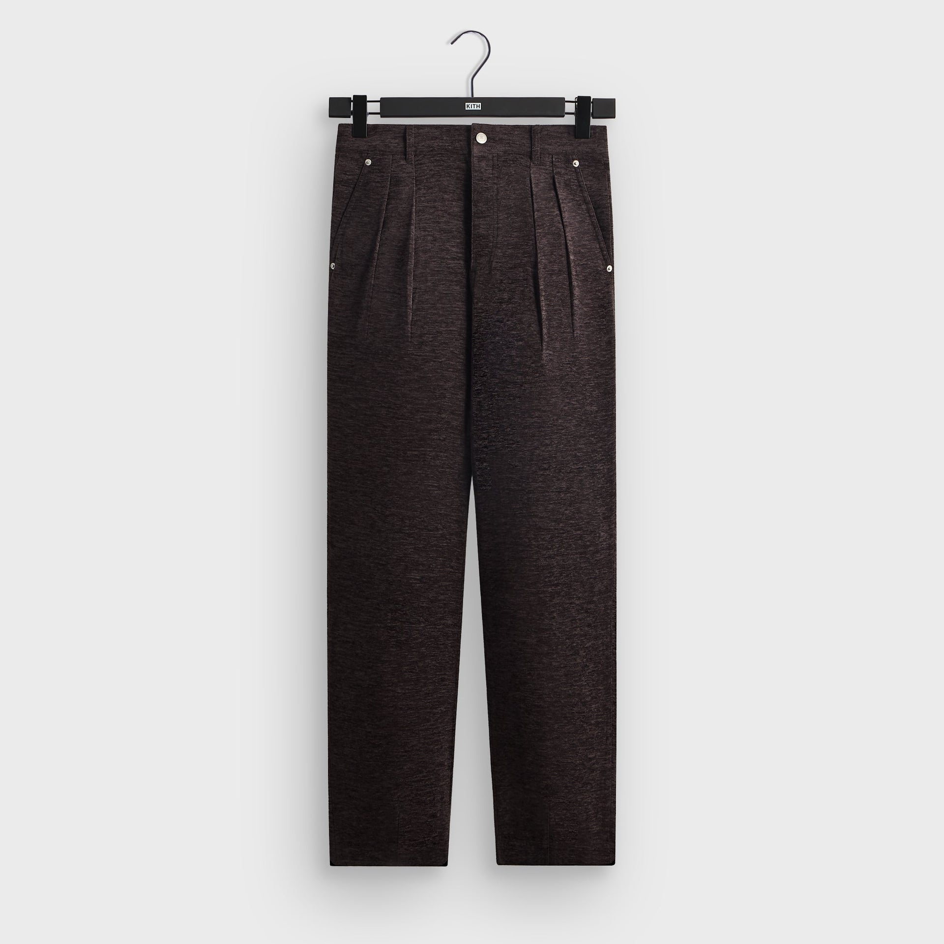 Kith Chenille Brett Pleated Taper Trouser - Kindling - PH