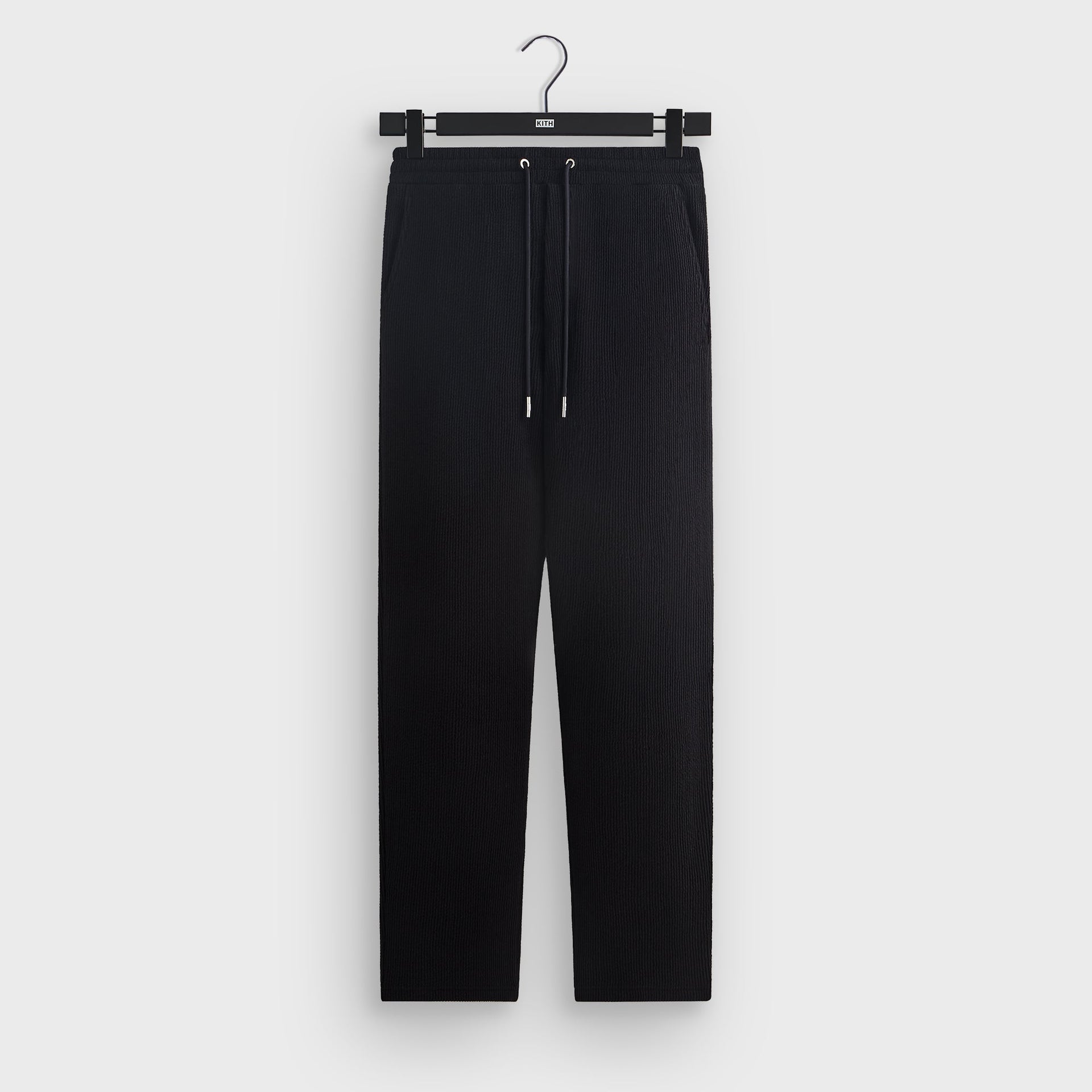 Kith Heavy Crepe Rib Knit Elmhurst Pant - Black - PH