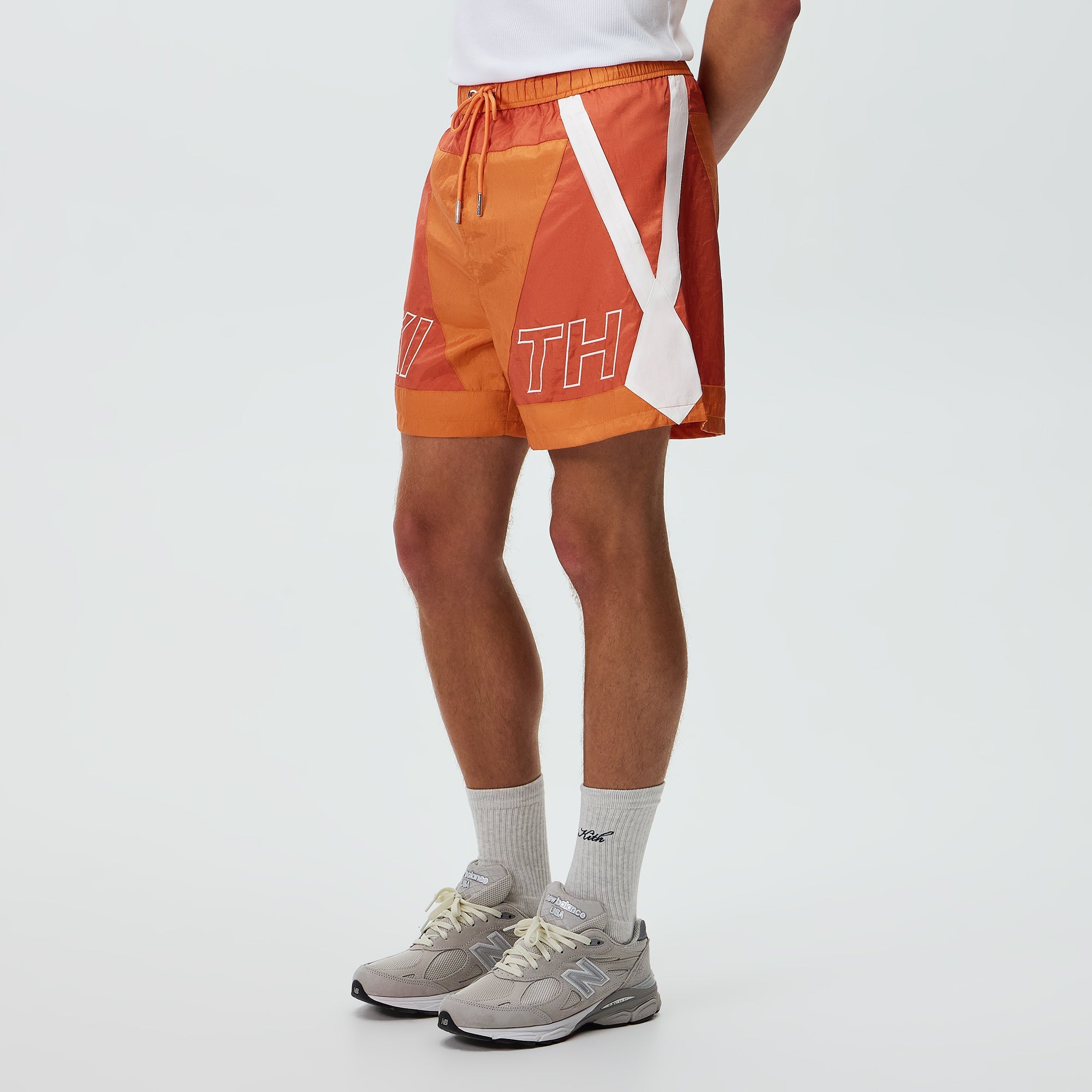 Kith ショートパンツ Kith Washed Nylon Turbo Short - Clementine