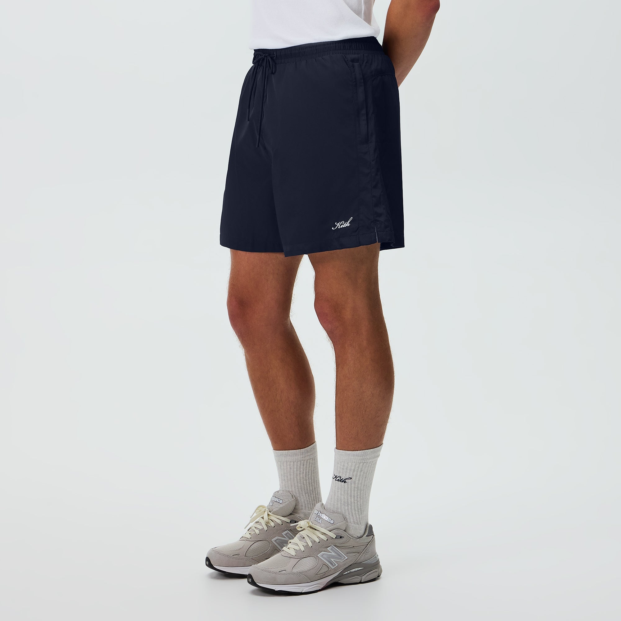 パンツ Kith Garment Washed Nylon Active Short L Kith Garment Washed Nylon Active Swim Short - Nocturnal