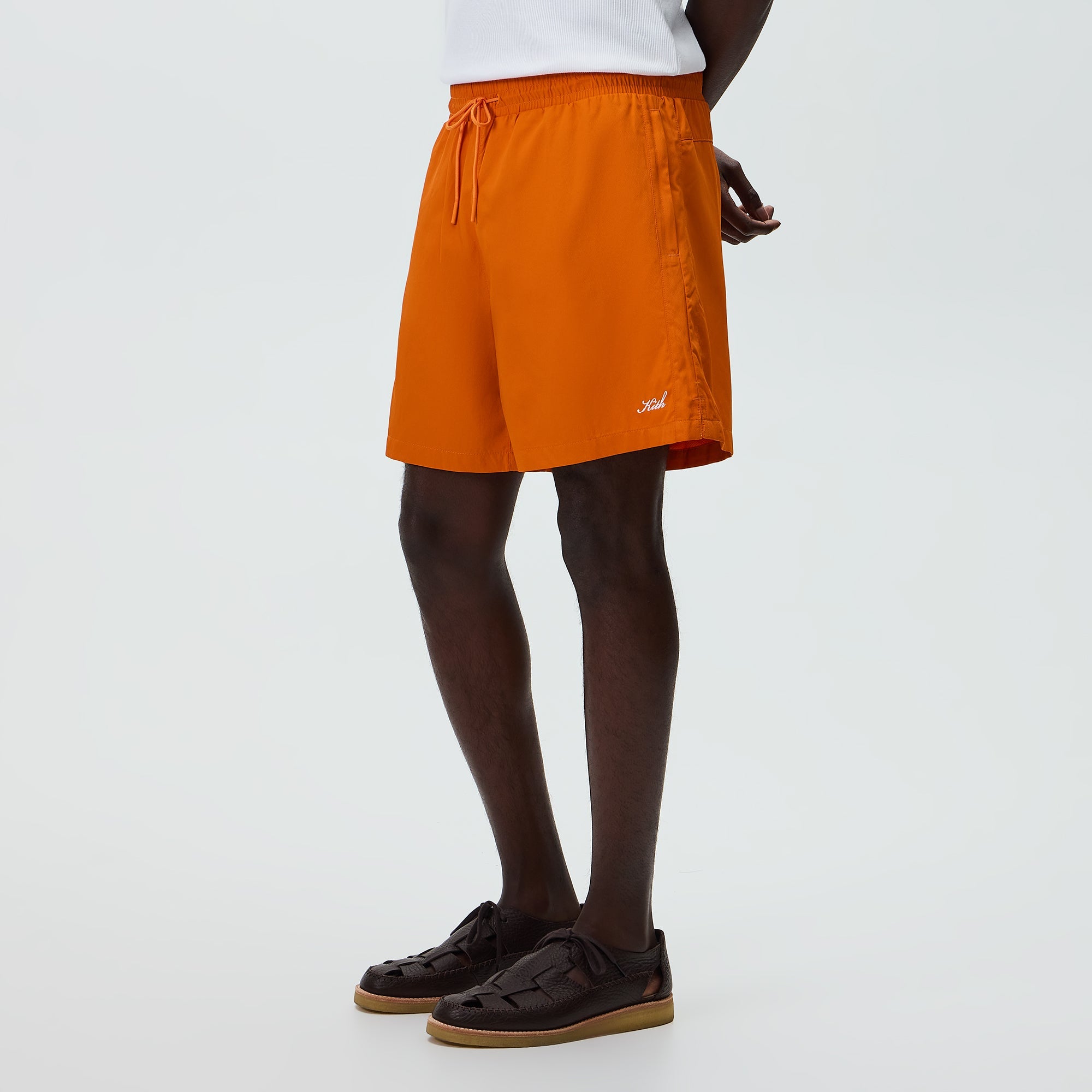 パンツ Kith Garment Washed Nylon Active Short L Kith Garment Washed Nylon Active Swim Short - Clementine