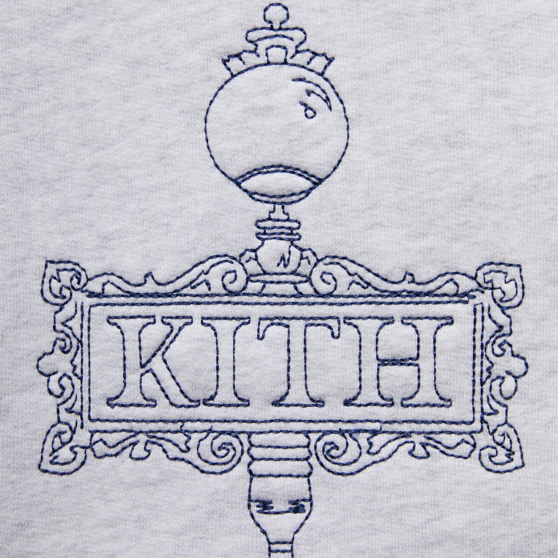 Kith New York To The World Curtis Short - Light Heather Grey