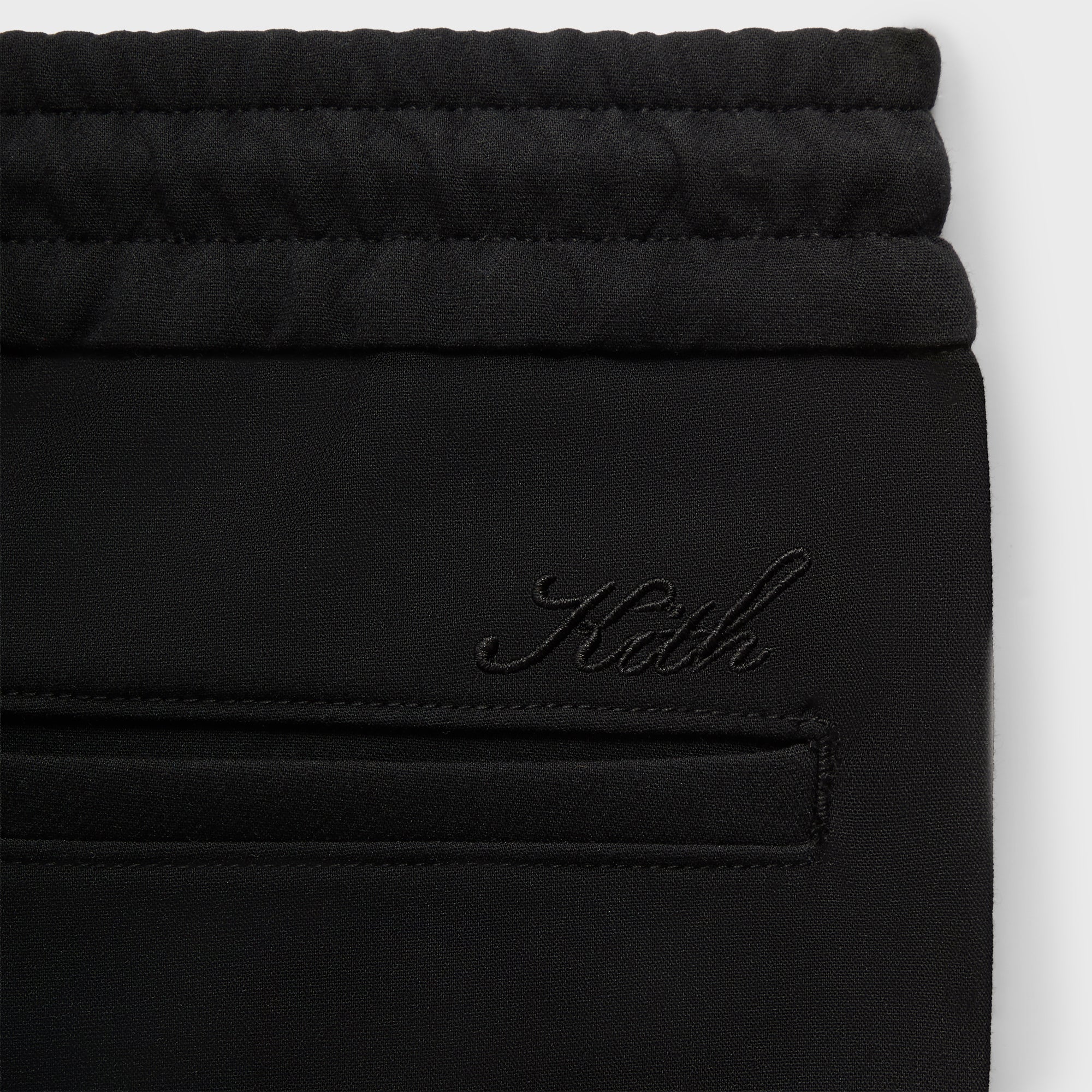 Kith Midweight Double Weave Fairfax Short - Black