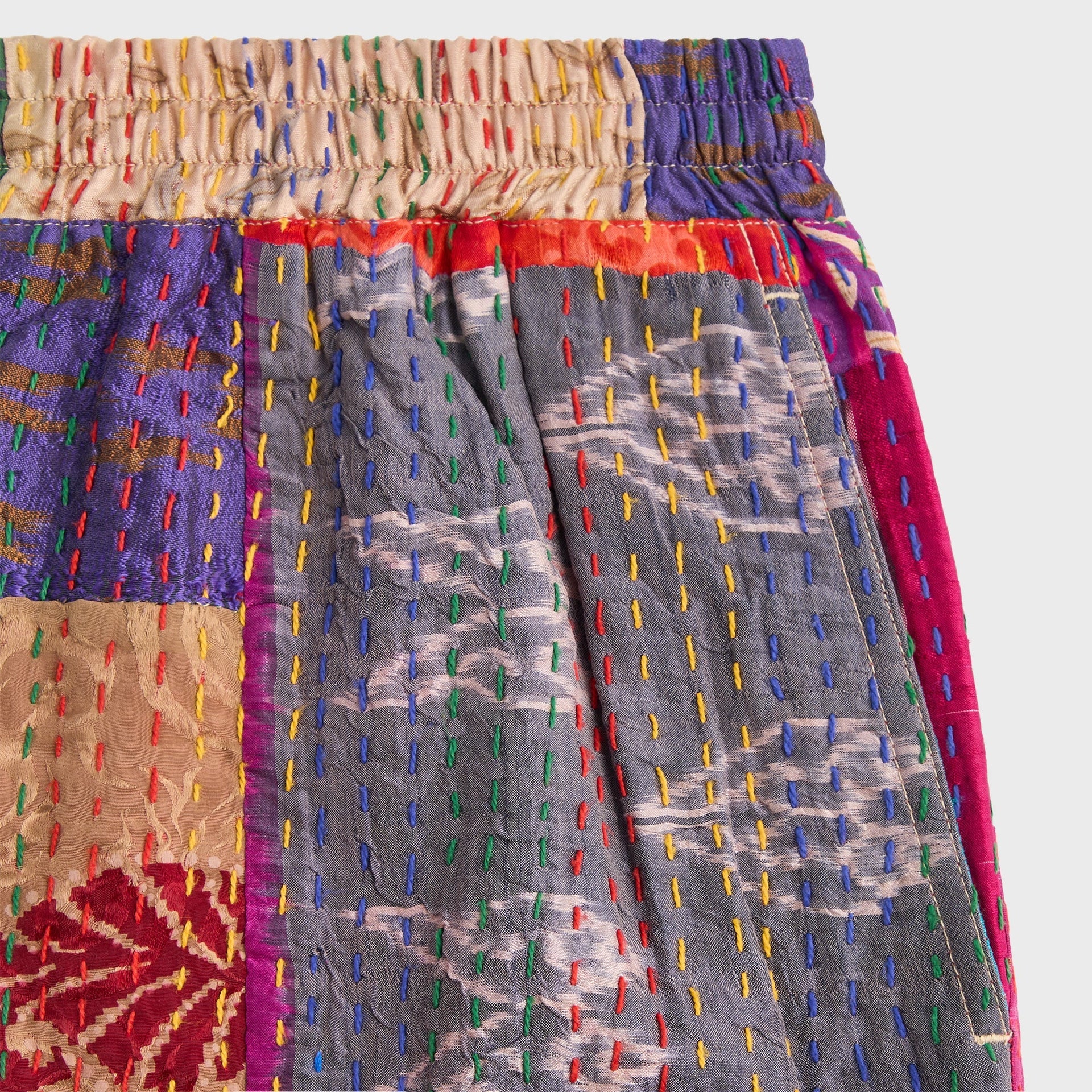 &Kin Tal Patchwork Short - Gold / Multi - PH