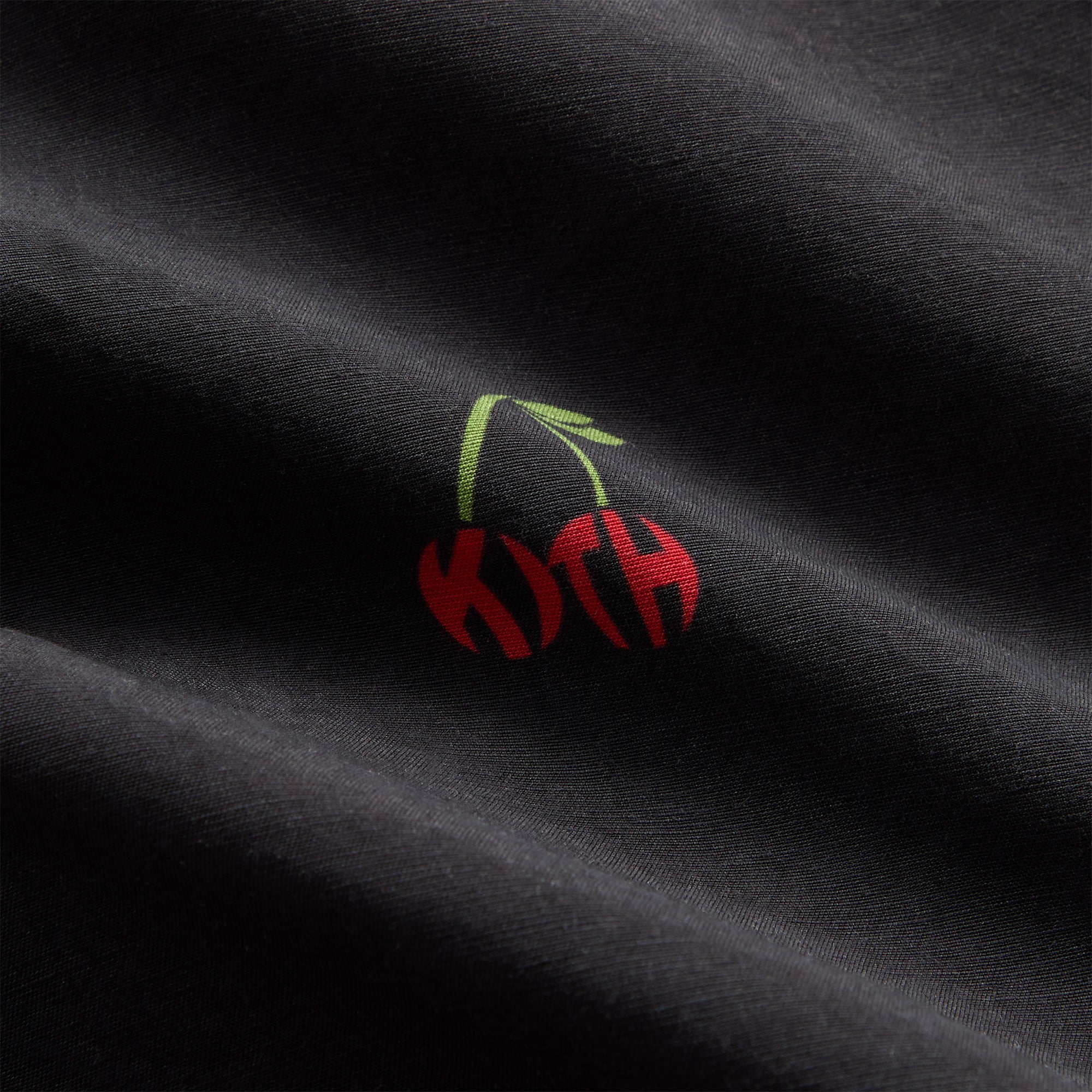 Kith Printed Cherry Cupro Linen Active Short - Black