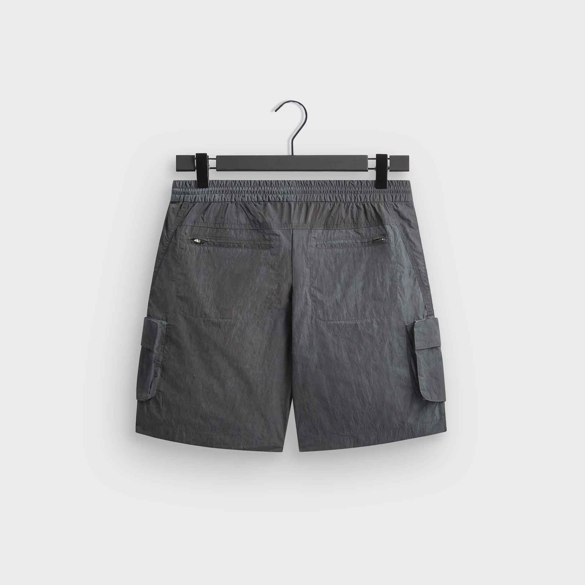 Kith Garment Dye Wrinkle Nylon Evan Cargo Short - Thunder