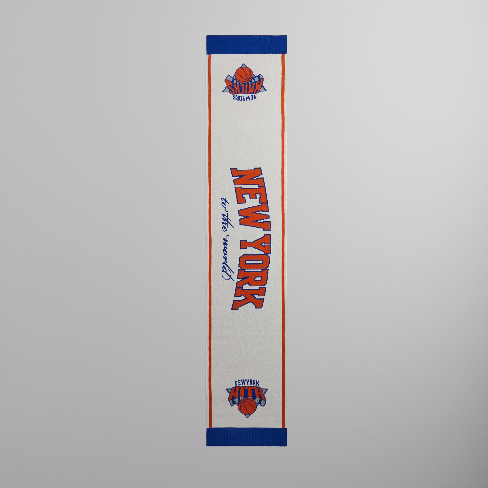 Kith for the New York Knicks Logo Knitted Scarf - Silk
