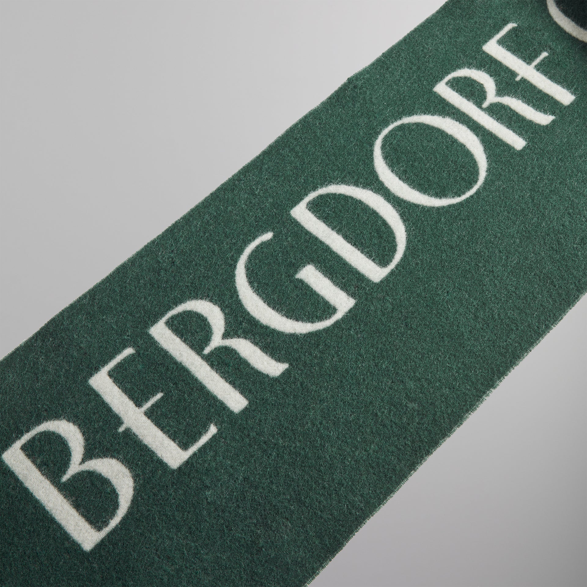 Kith for Bergdorf Goodman Logo Jacquard Double Face Scarf - Stadium