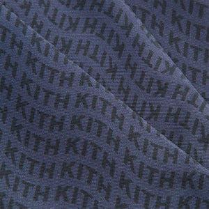 Kith Monogram Silk Tie Scarf - Nocturnal