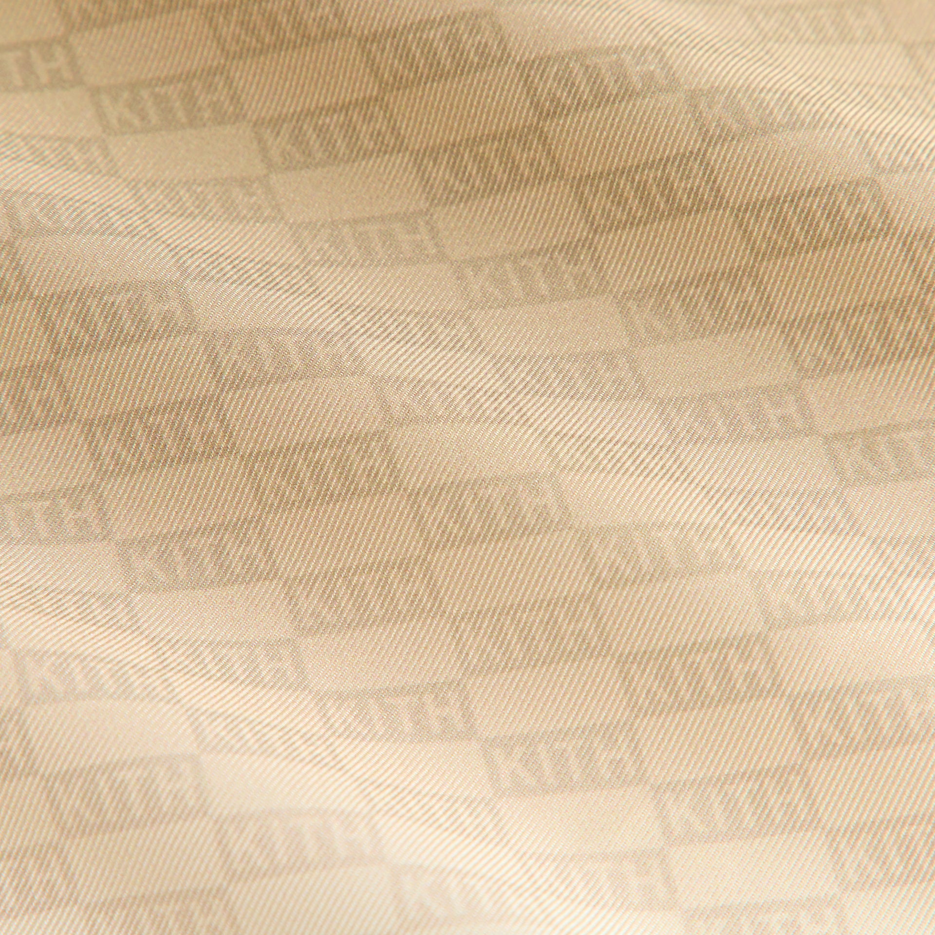 Kith Monogram Ombre Printed Silk Scarf - Canvas