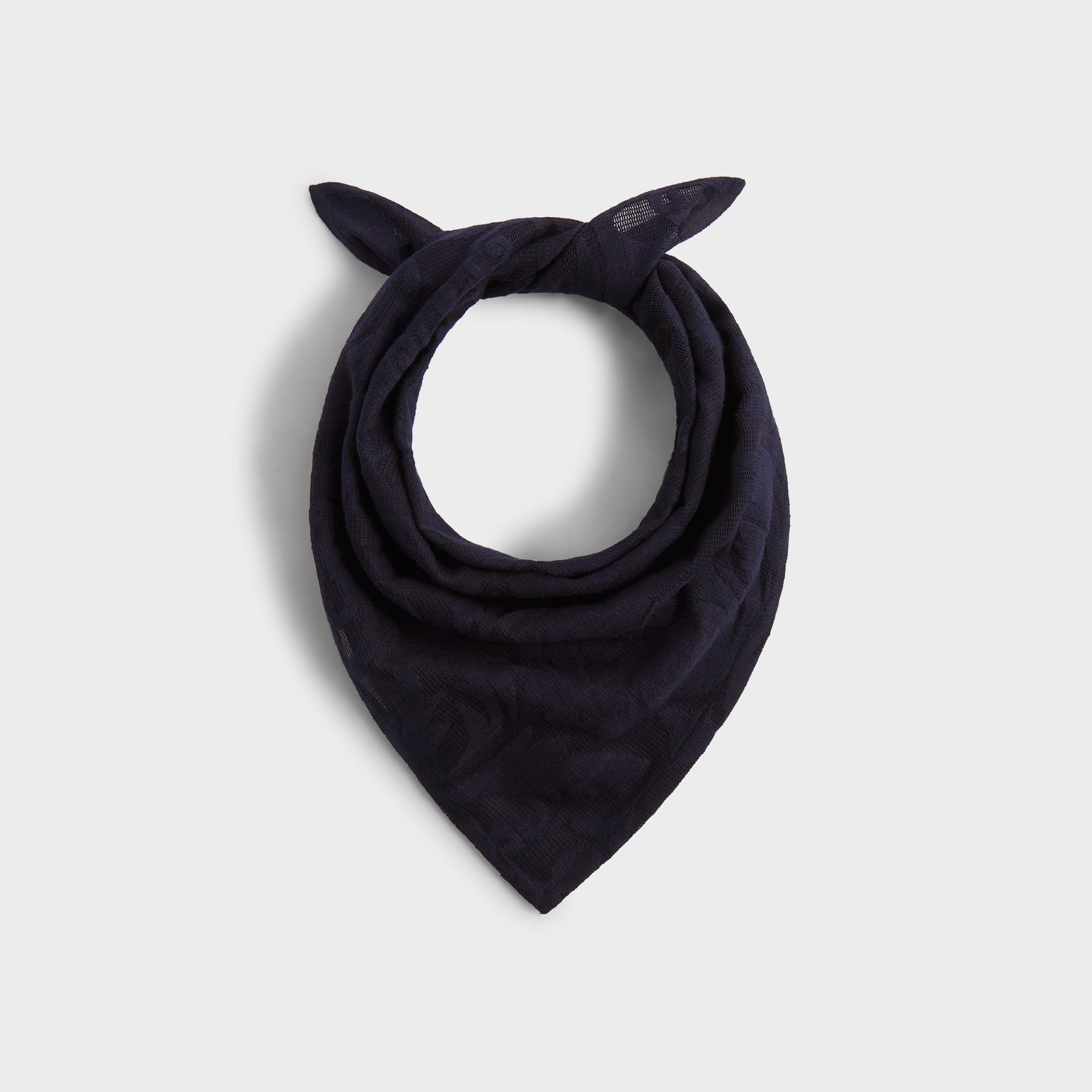 Kith Crest Lace Bandana - Ink
