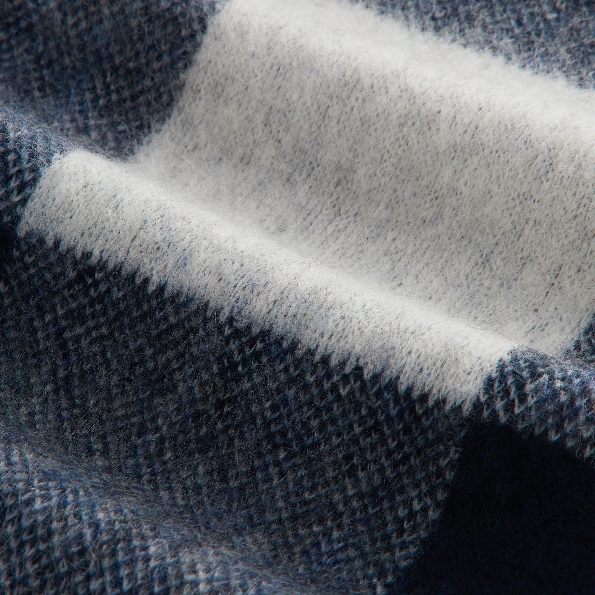 Kith Plaid Mohair Scarf - Nocturnal - PH