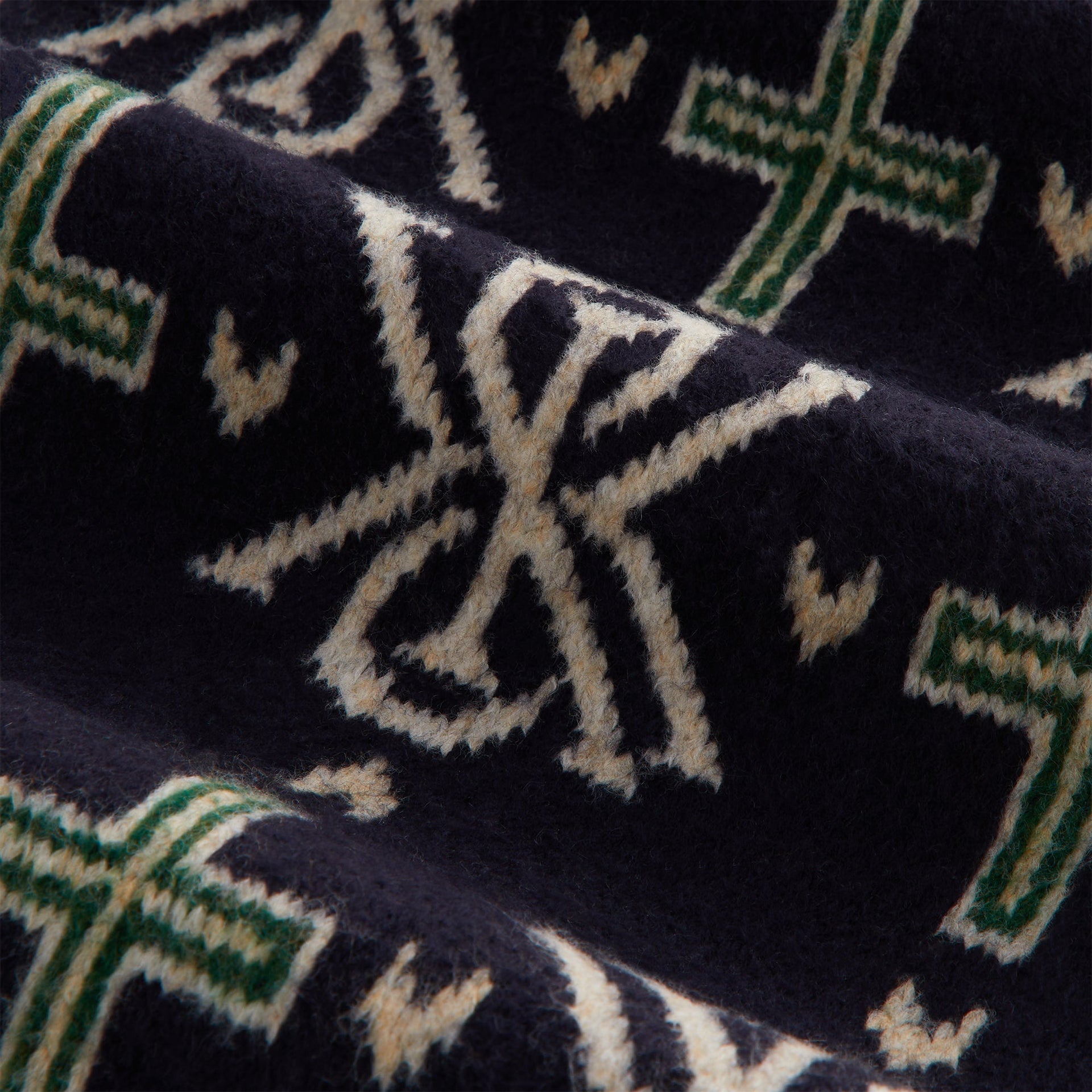 Kith Knitted Fairisle Scarf - Nocturnal - PH