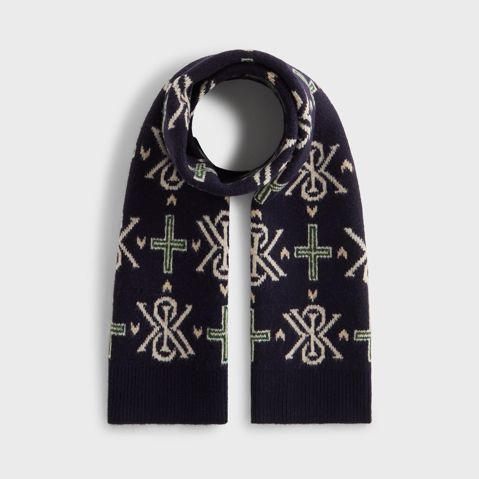 Kith Knitted Fairisle Scarf - Nocturnal - PH