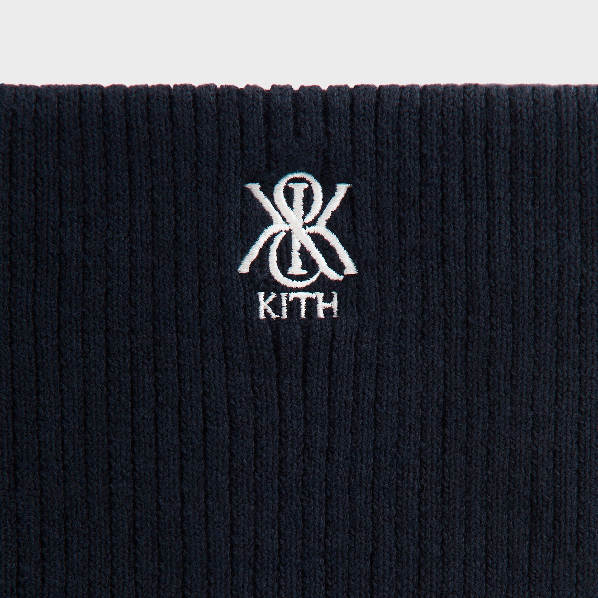Kith Ribbed Neck Warmer - Black - PH