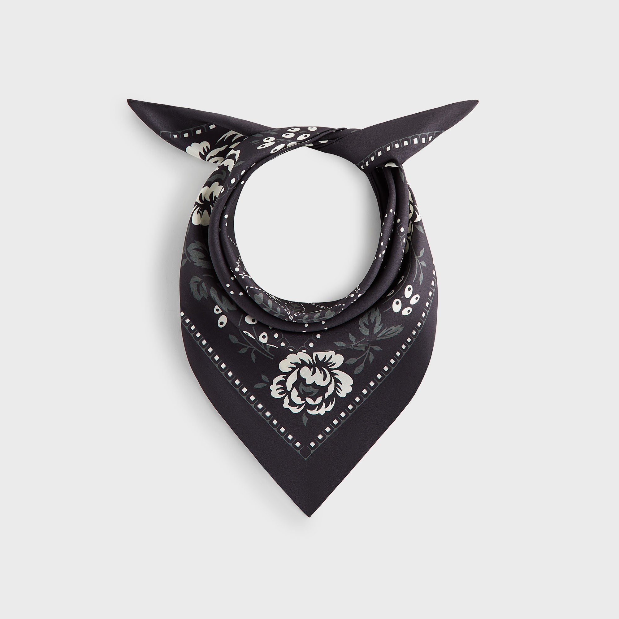 Kith Silk Bandana - Black – Kith Japan