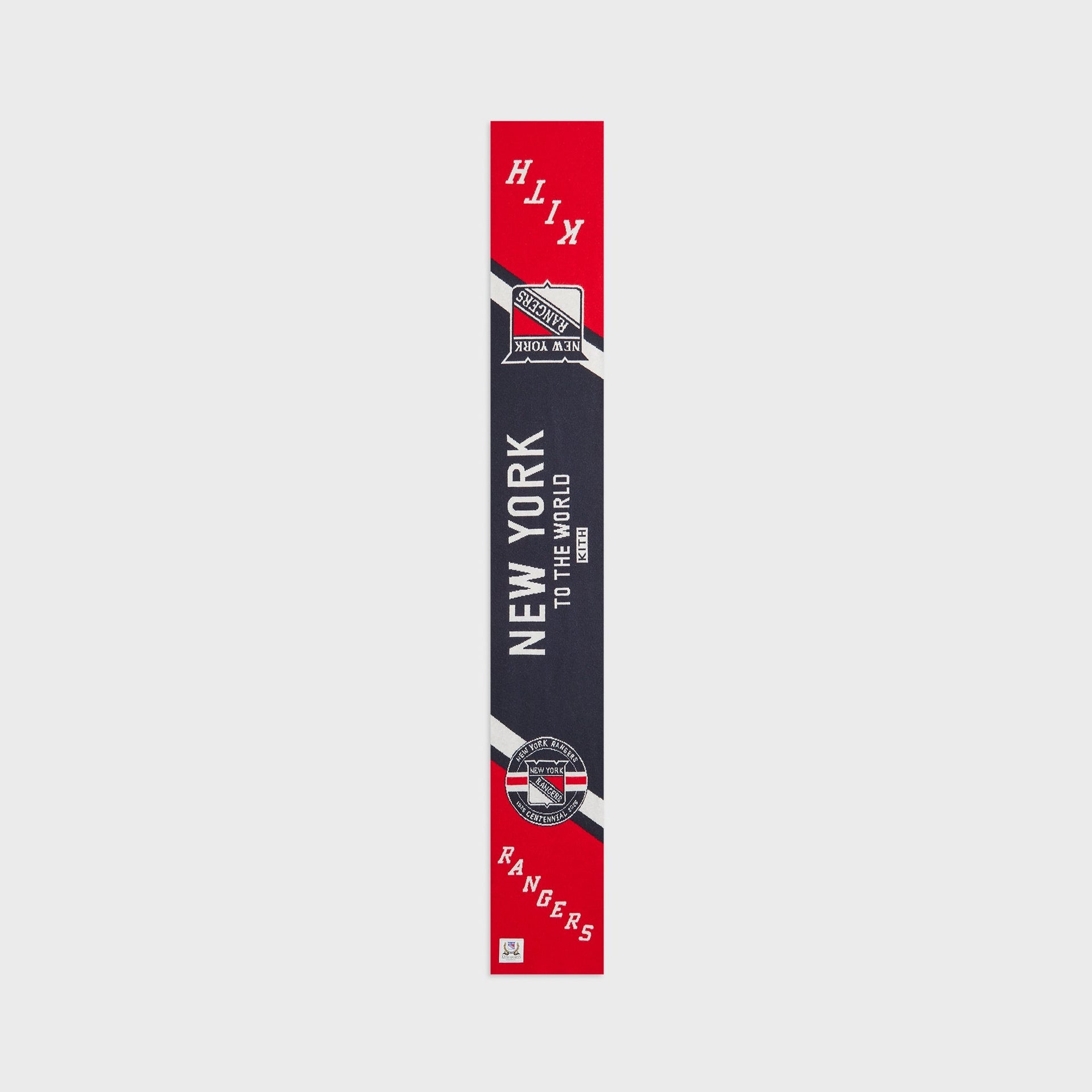 Kith for the New York Rangers Centennial Jacquard Knit Scarf - Nocturnal - PH