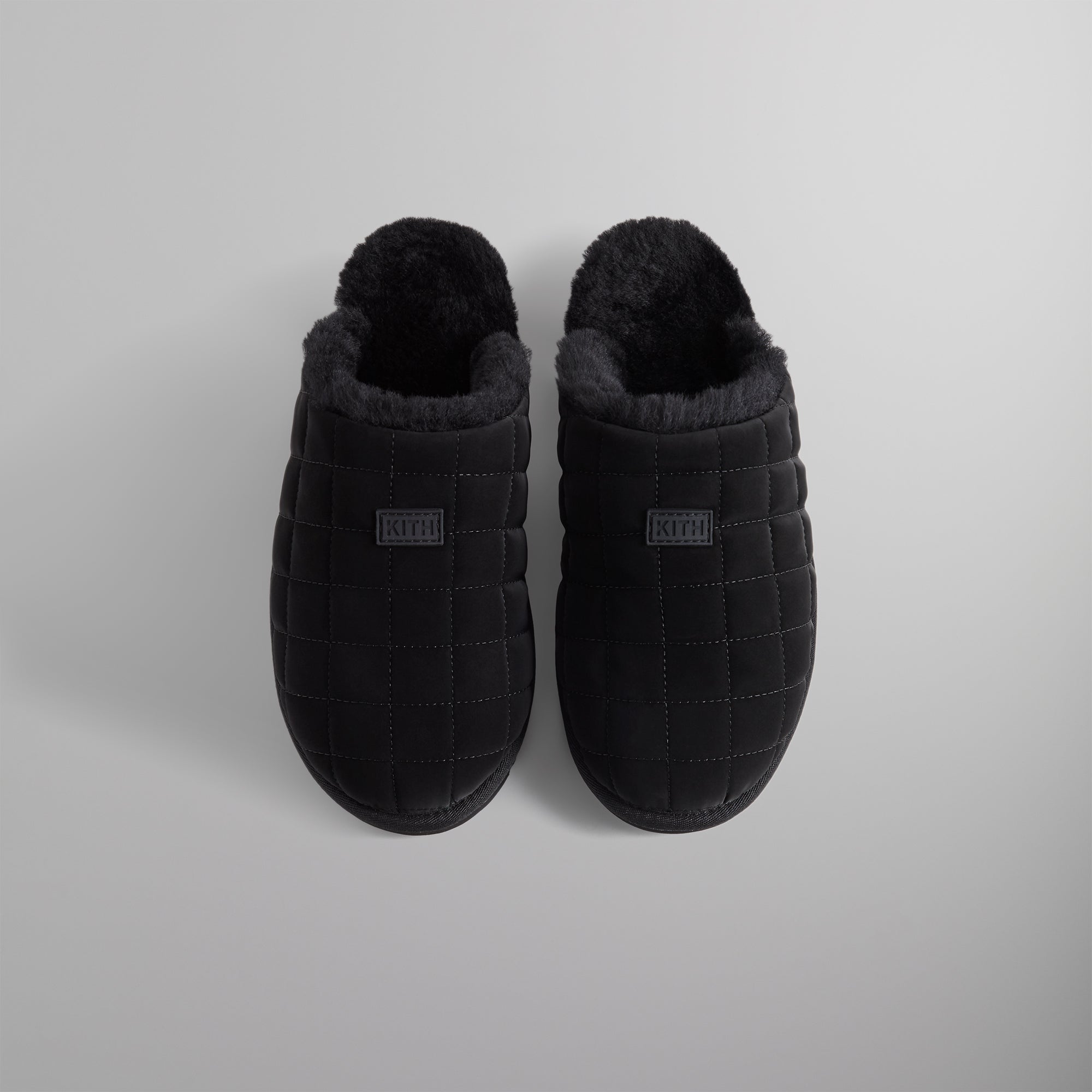 Kithmas Puffed Classic Logo Slippers - Black PH