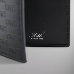 Kith Monogram Bi-Fold Wallet - Black