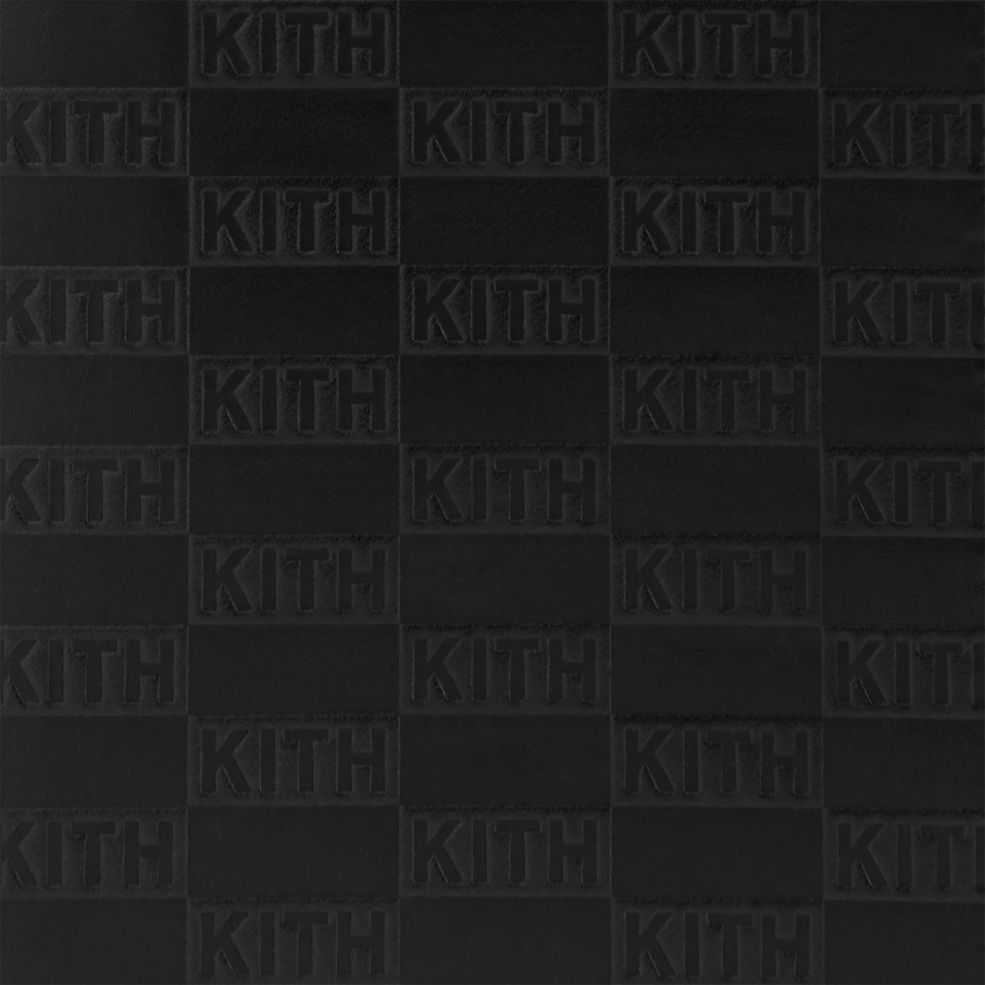 KITH ブラックレザー コインケース　モノグラム　kith monogram KITH ブラックレザー コインケース モノグラム kith monogram