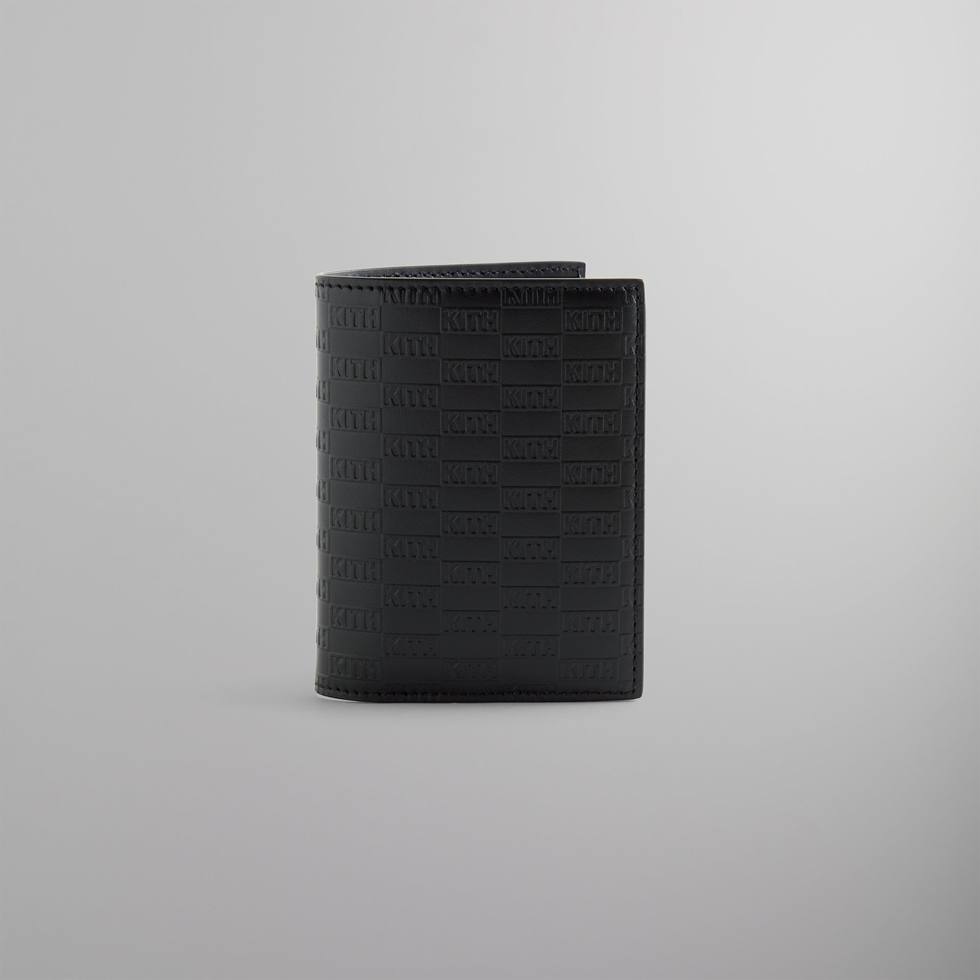Kithmas Monogram Bi-Fold Wallet - Black