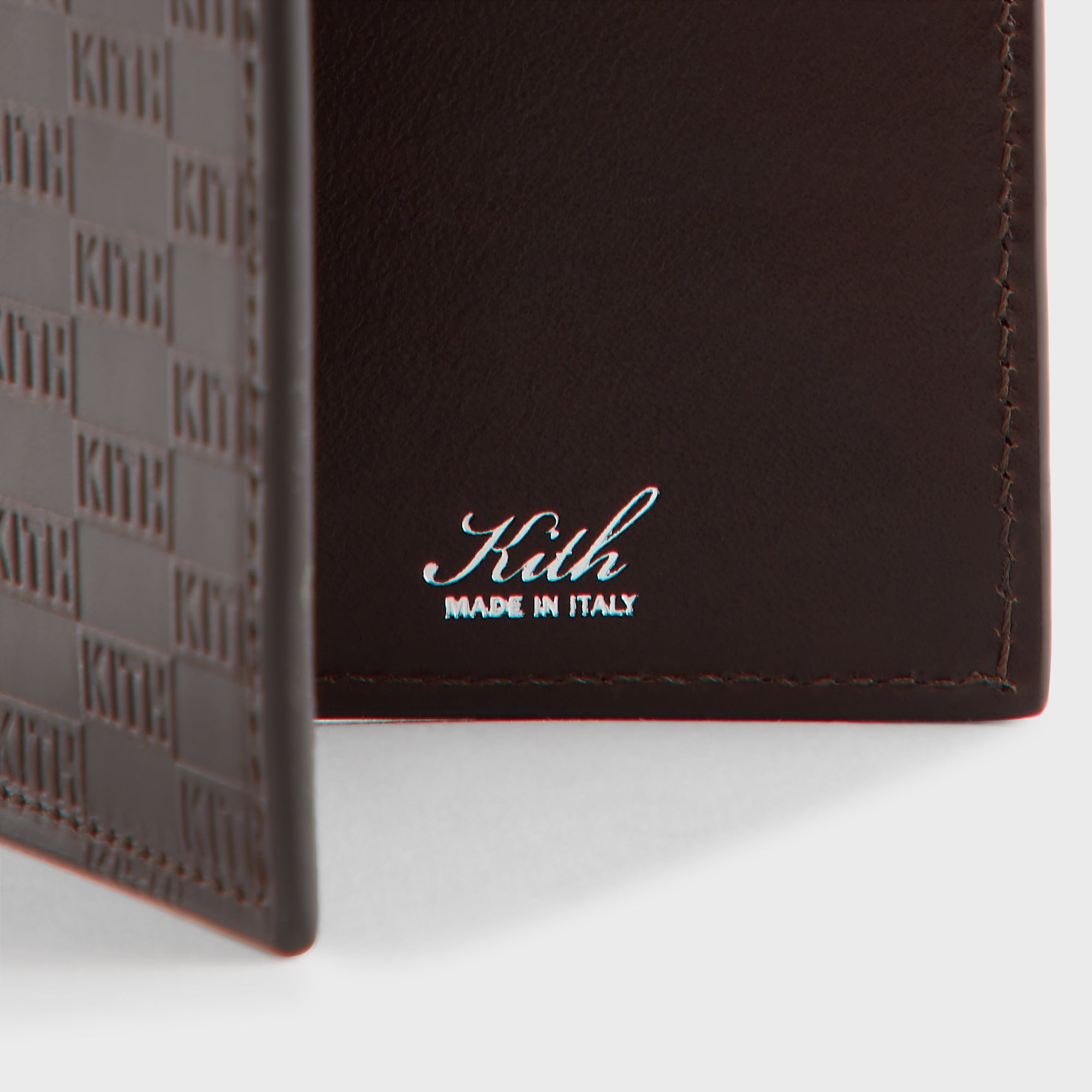 KITH ブラックレザー コインケース　モノグラム　kith monogram KITH ブラックレザー コインケース モノグラム kith monogram