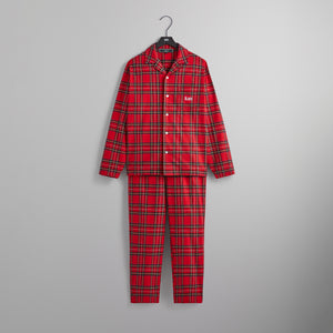 Kith Kithmas Brushed Cotton Plaid Pajama Set Present Men's - FW23 - US