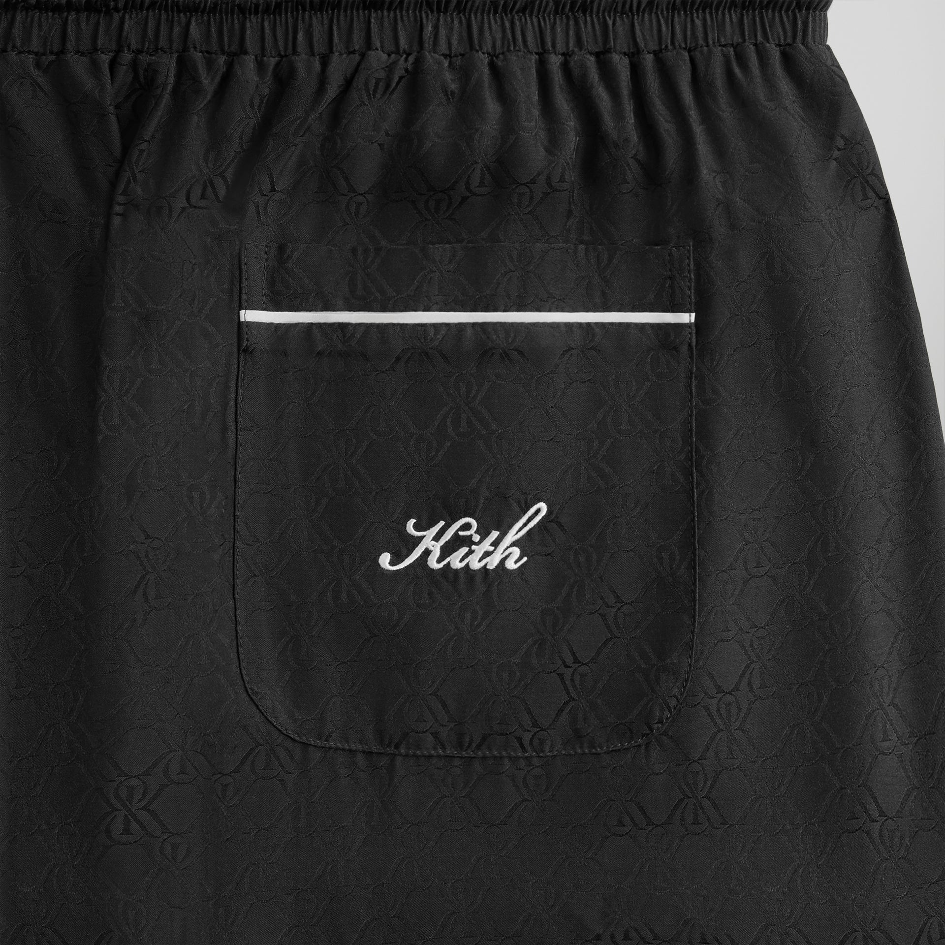 Kith Crest Monogram Pajama Set - Black