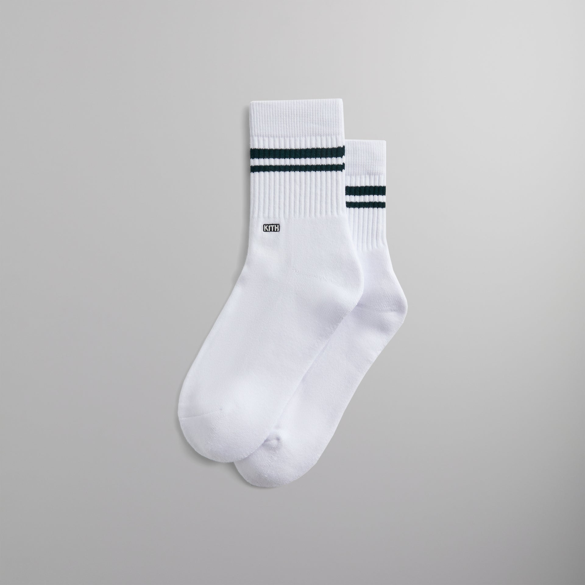 UrlfreezeShops Summer Stripe Mid-Length Sock - White